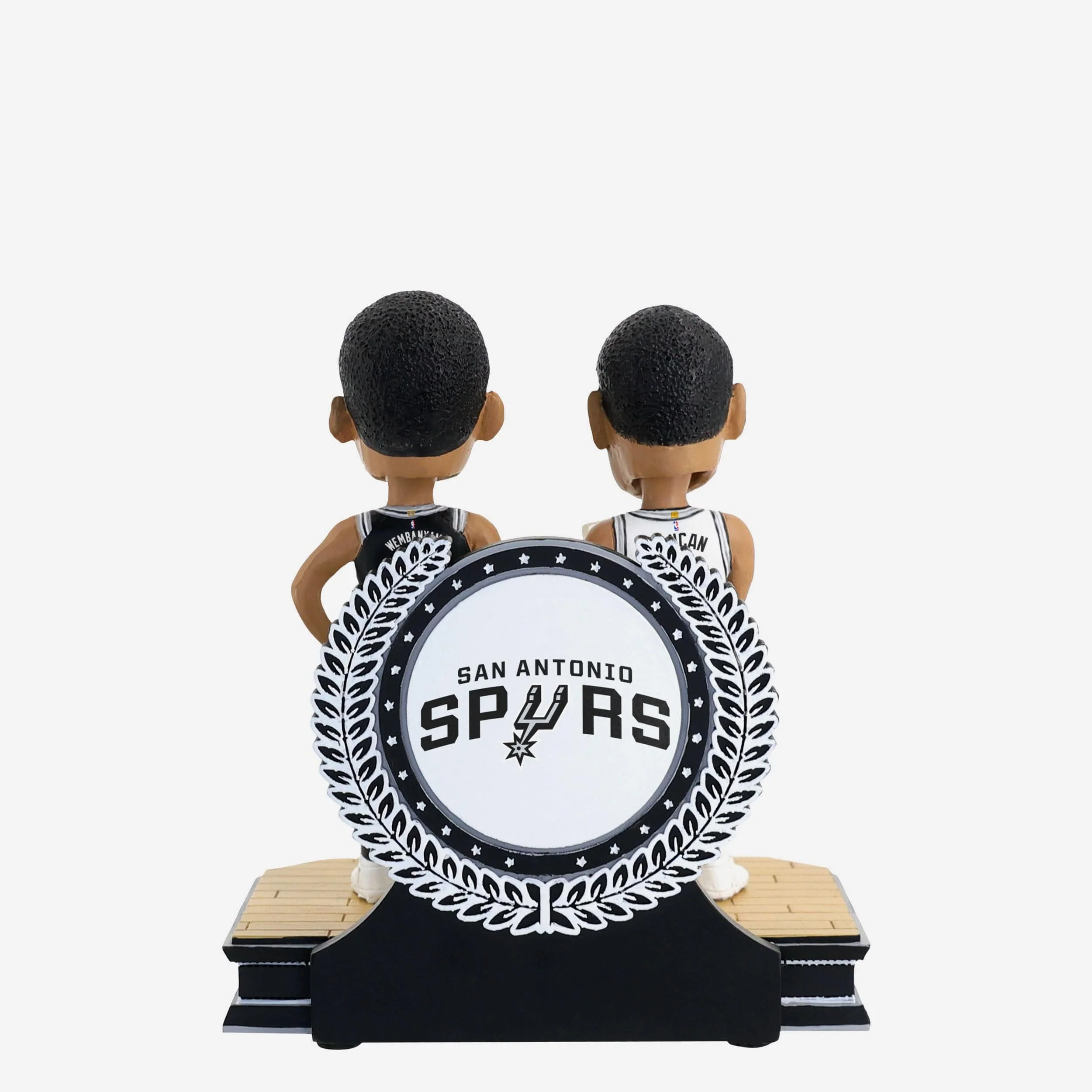 Tim Duncan & Victor Wembanyama San Antonio Spurs Rookie of the Year Then and Now Bobblehead - Image 6