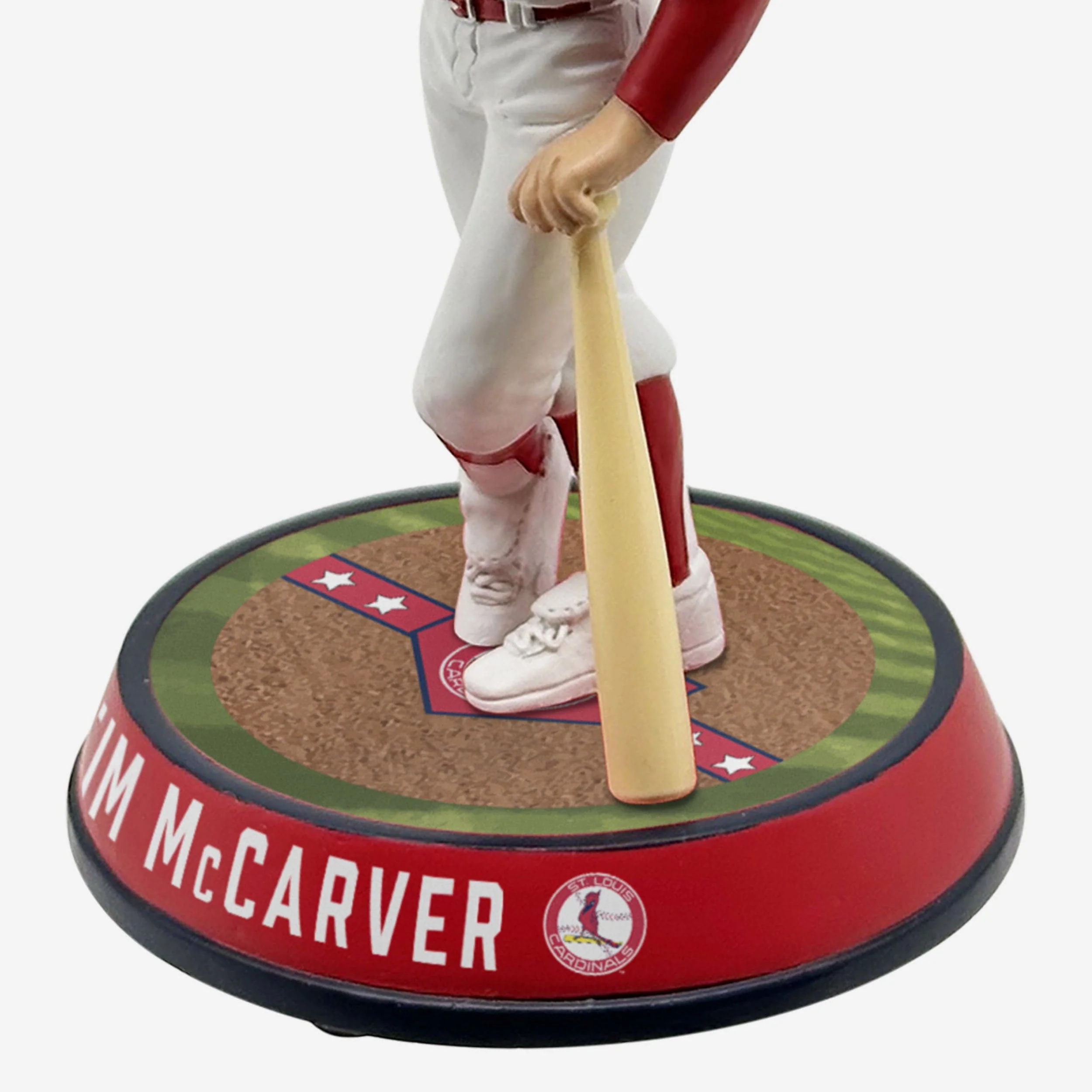 Tim McCarver St Louis Cardinals Field Stripe Bighead Bobblehead - Image 3