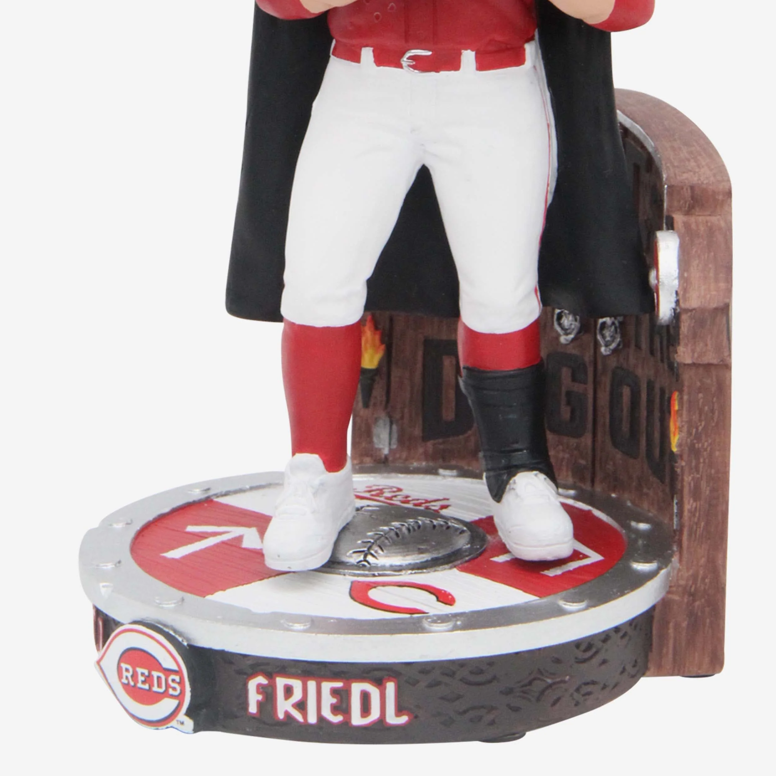 TJ Friedl Cincinnati Reds Viking Hat Home Run Celebration Bobblehead - Image 3