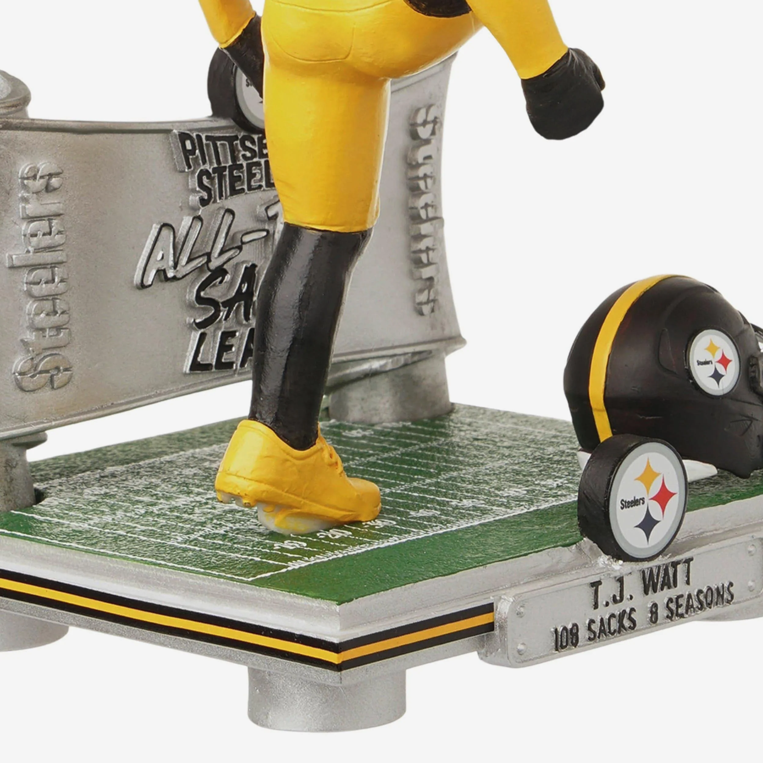 TJ Watt Pittsburgh Steelers All-Time Sack Leader Bobblehead - Image 3