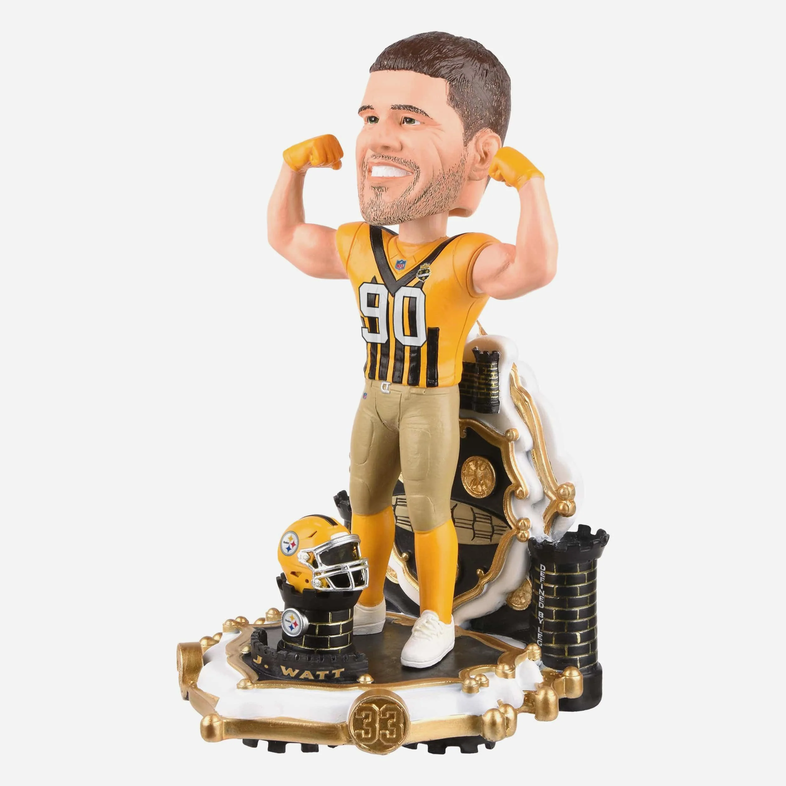 TJ Watt Pittsburgh Steelers Alternate Uniform Bobblehead - Image 4