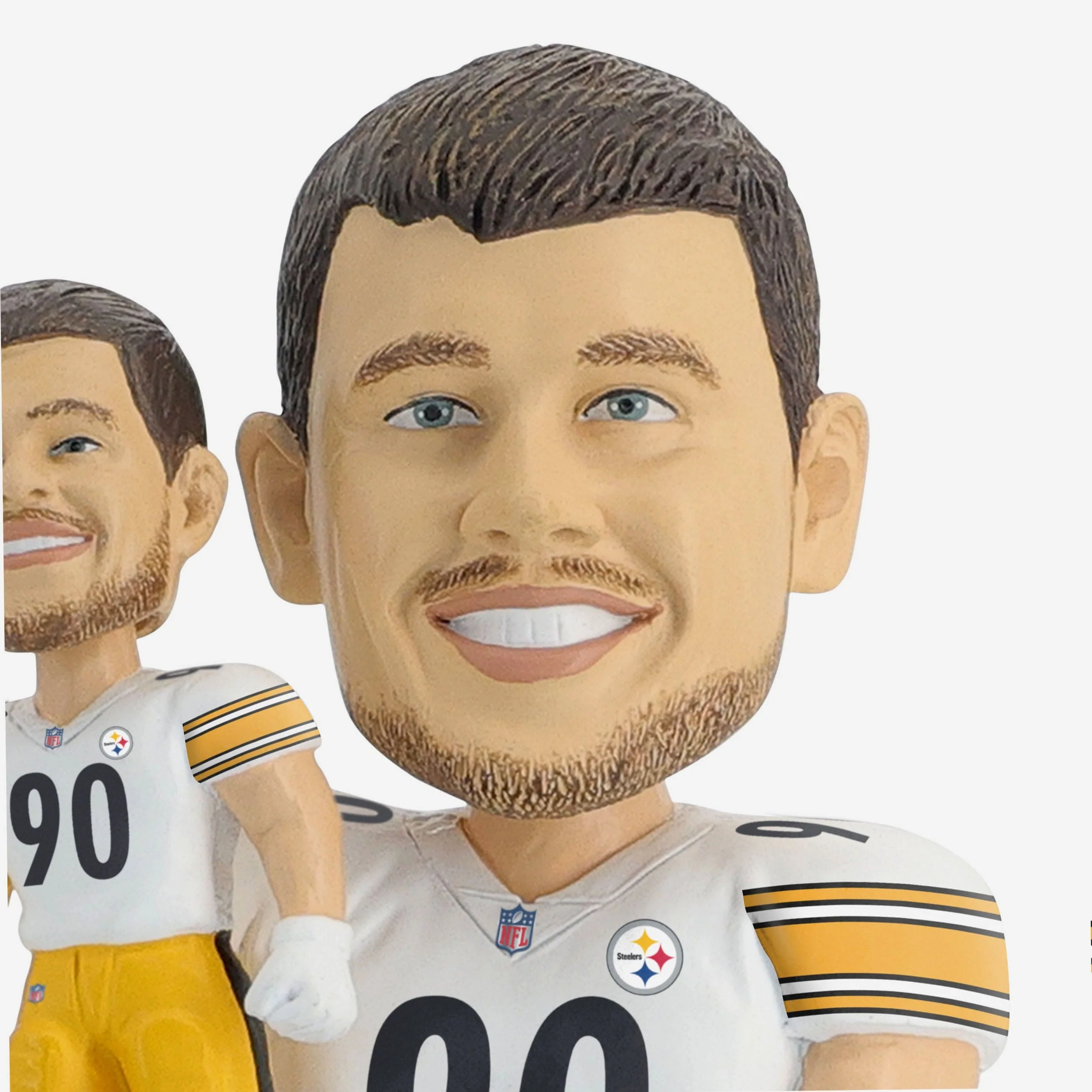 TJ Watt Pittsburgh Steelers Bobble Dubblz Bobblehead - Image 2