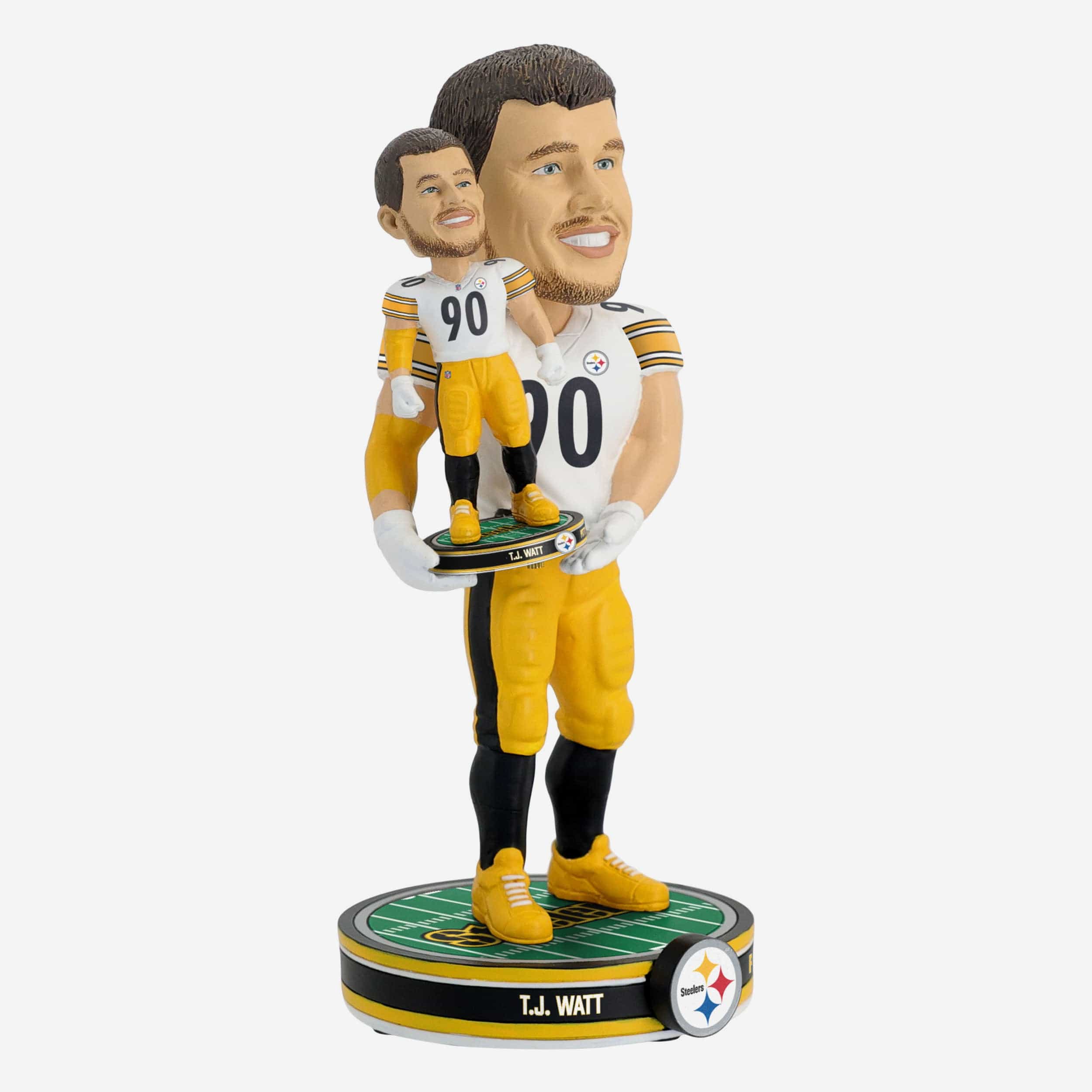 TJ Watt Pittsburgh Steelers Bobble Dubblz Bobblehead - Image 5