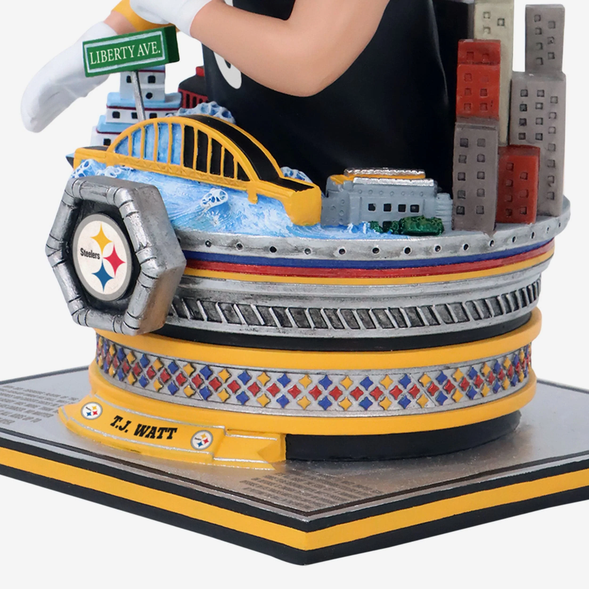 TJ Watt Pittsburgh Steelers Bust Bighead Bobblehead - Image 4