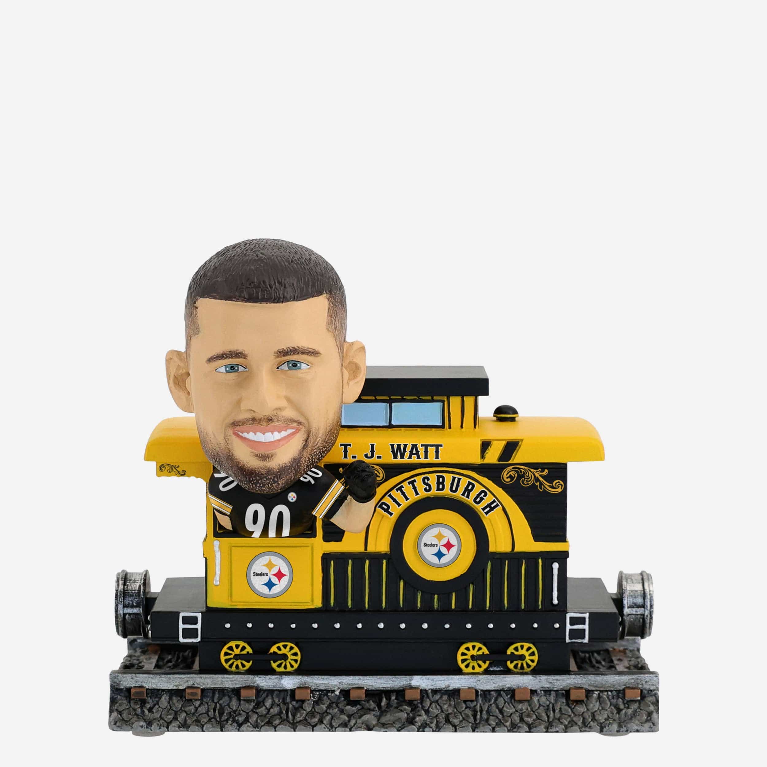 TJ Watt Pittsburgh Steelers Express Train Bobblehead