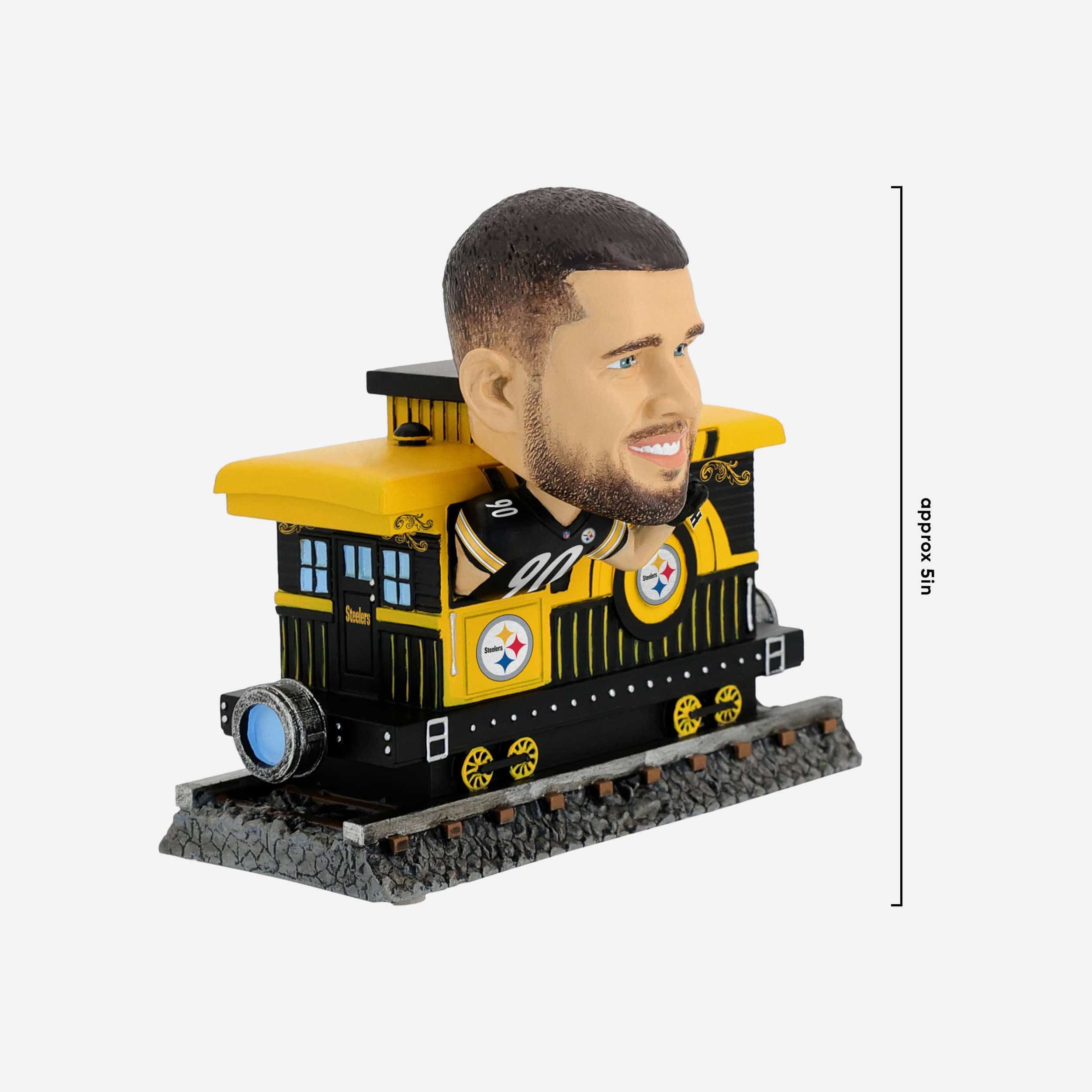 TJ Watt Pittsburgh Steelers Express Train Bobblehead - Image 4