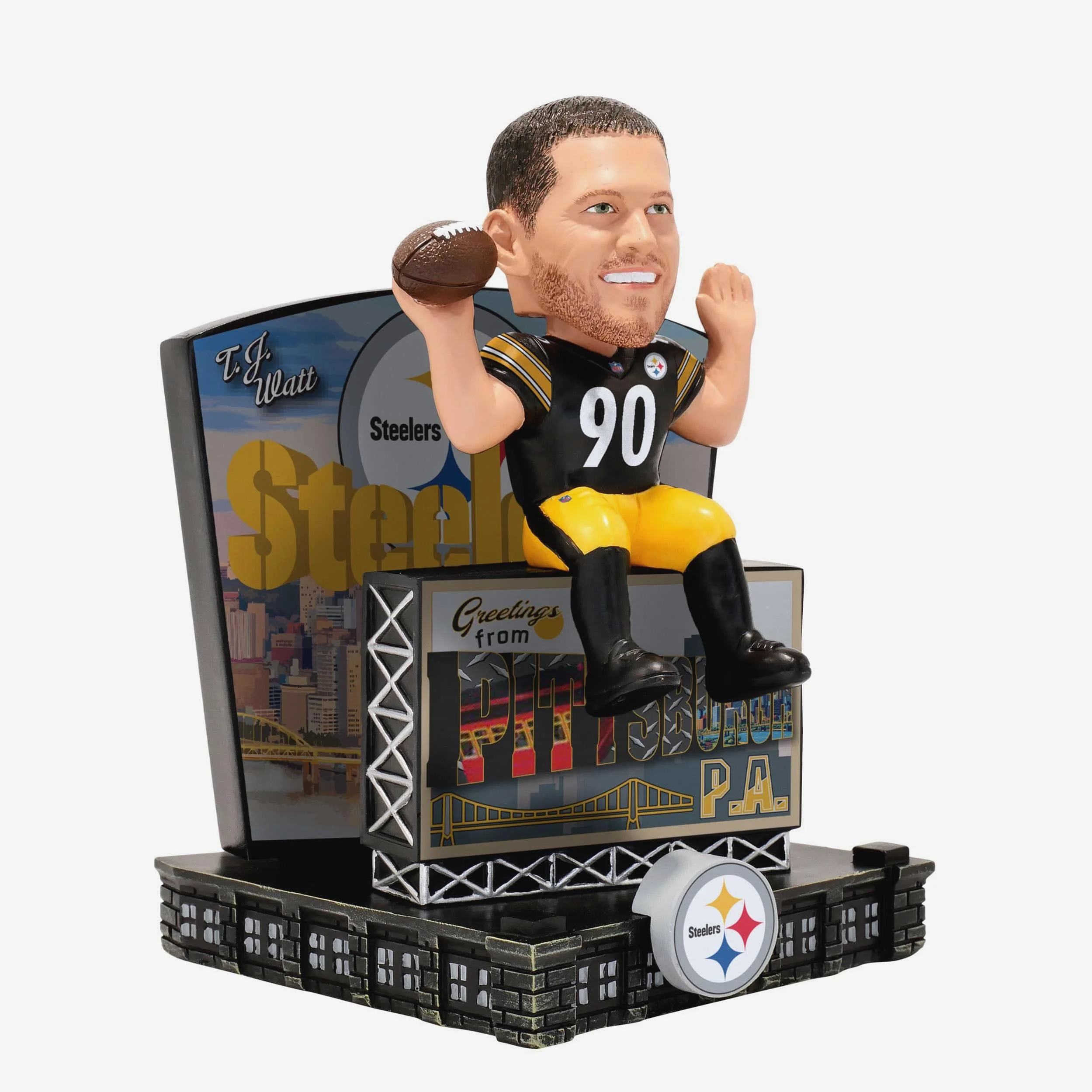 TJ Watt Pittsburgh Steelers Greetings From Bobblehead - Image 4