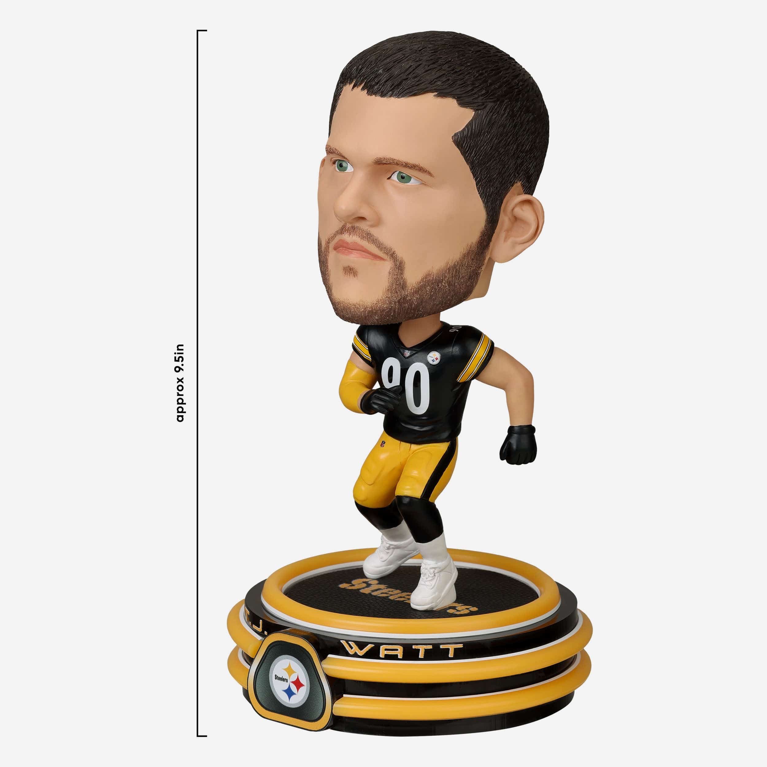 TJ Watt Pittsburgh Steelers LED Neon Bighead Bobblehead - Image 4