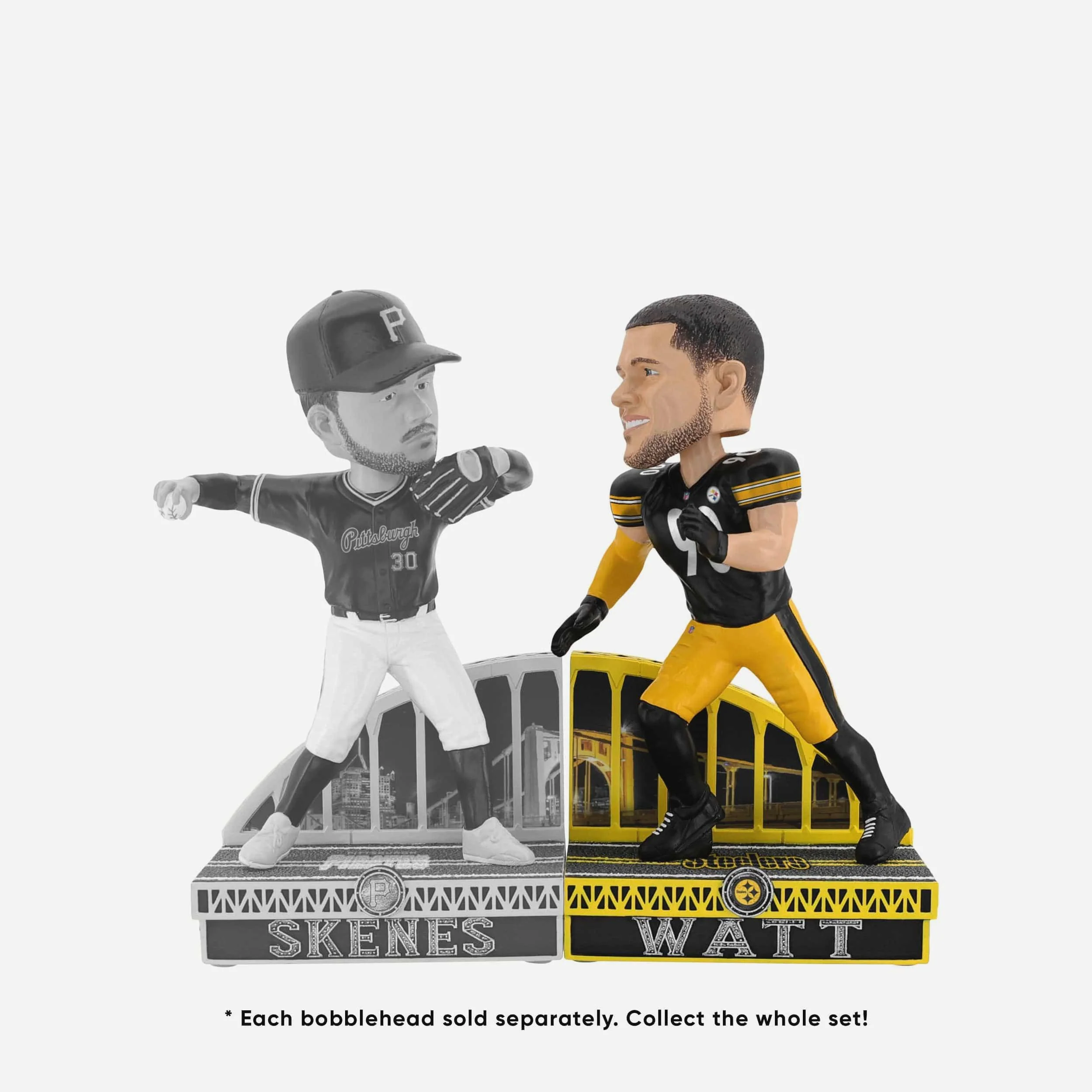 TJ Watt Pittsburgh Steelers Steel City Bobblehead - Image 6