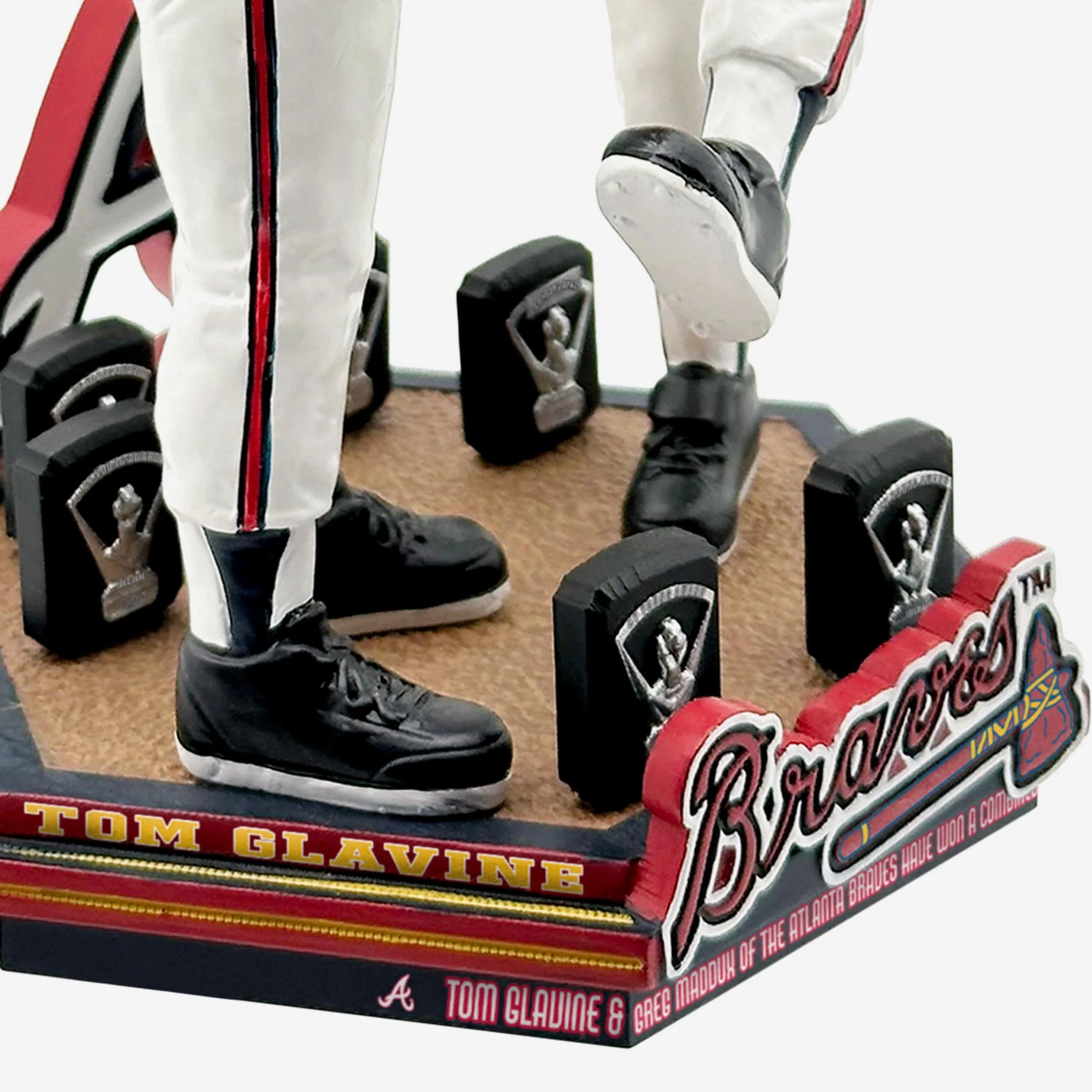 Tom Glavine & Greg Maddux Atlanta Braves Cy Young Dual Bobblehead - Image 4