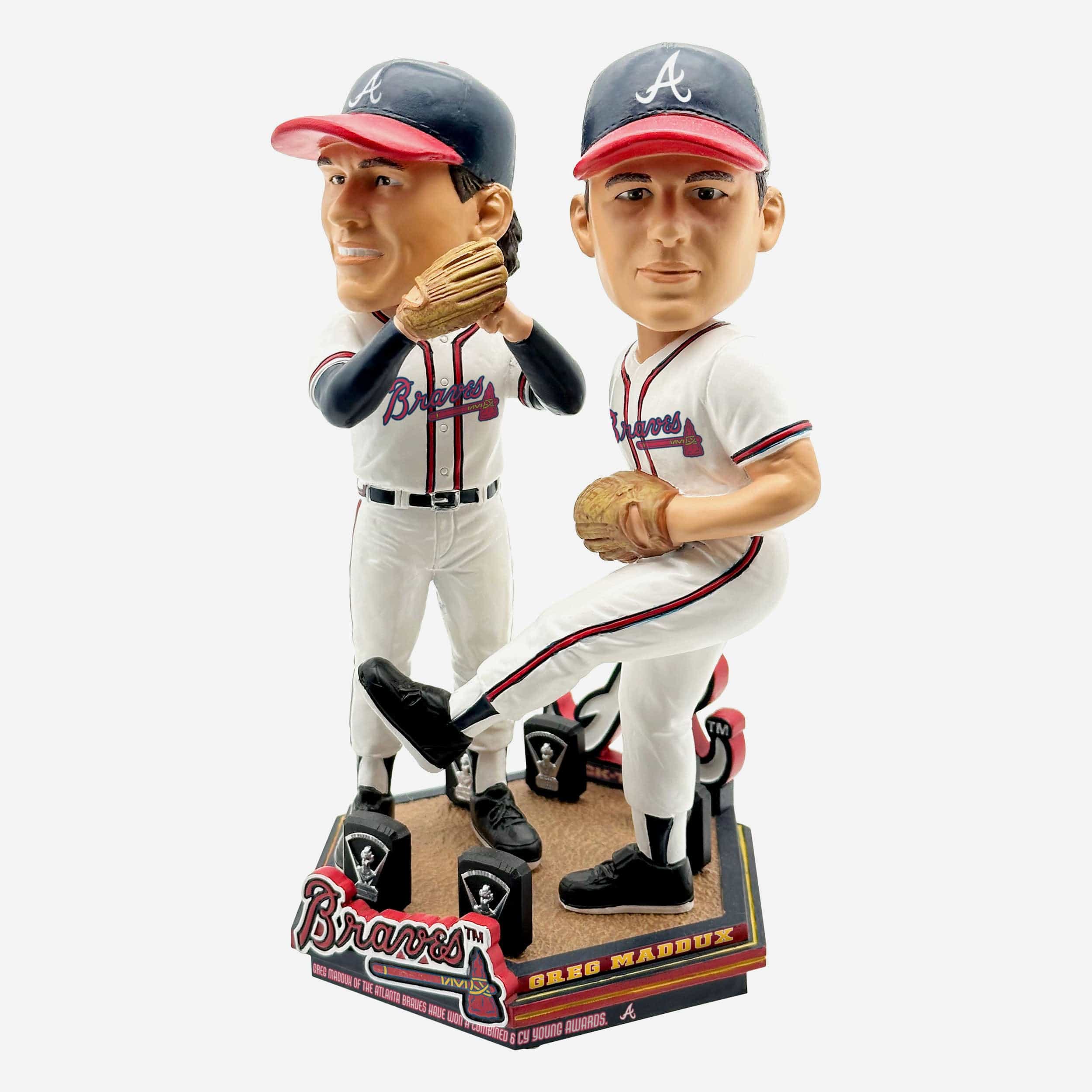 Tom Glavine & Greg Maddux Atlanta Braves Cy Young Dual Bobblehead - Image 5