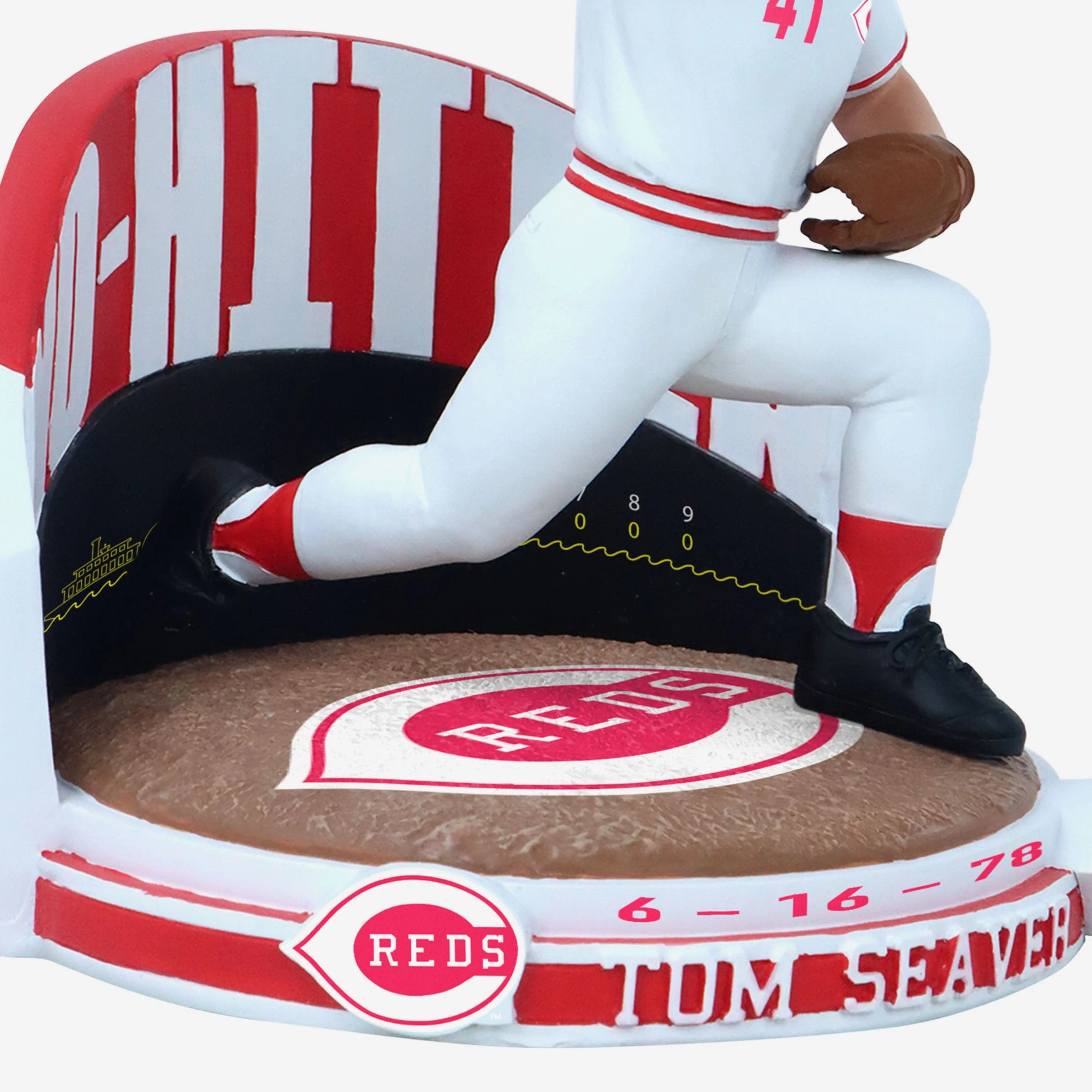 Tom Seaver Cincinnati Reds No Hitter Bobblehead - Image 3