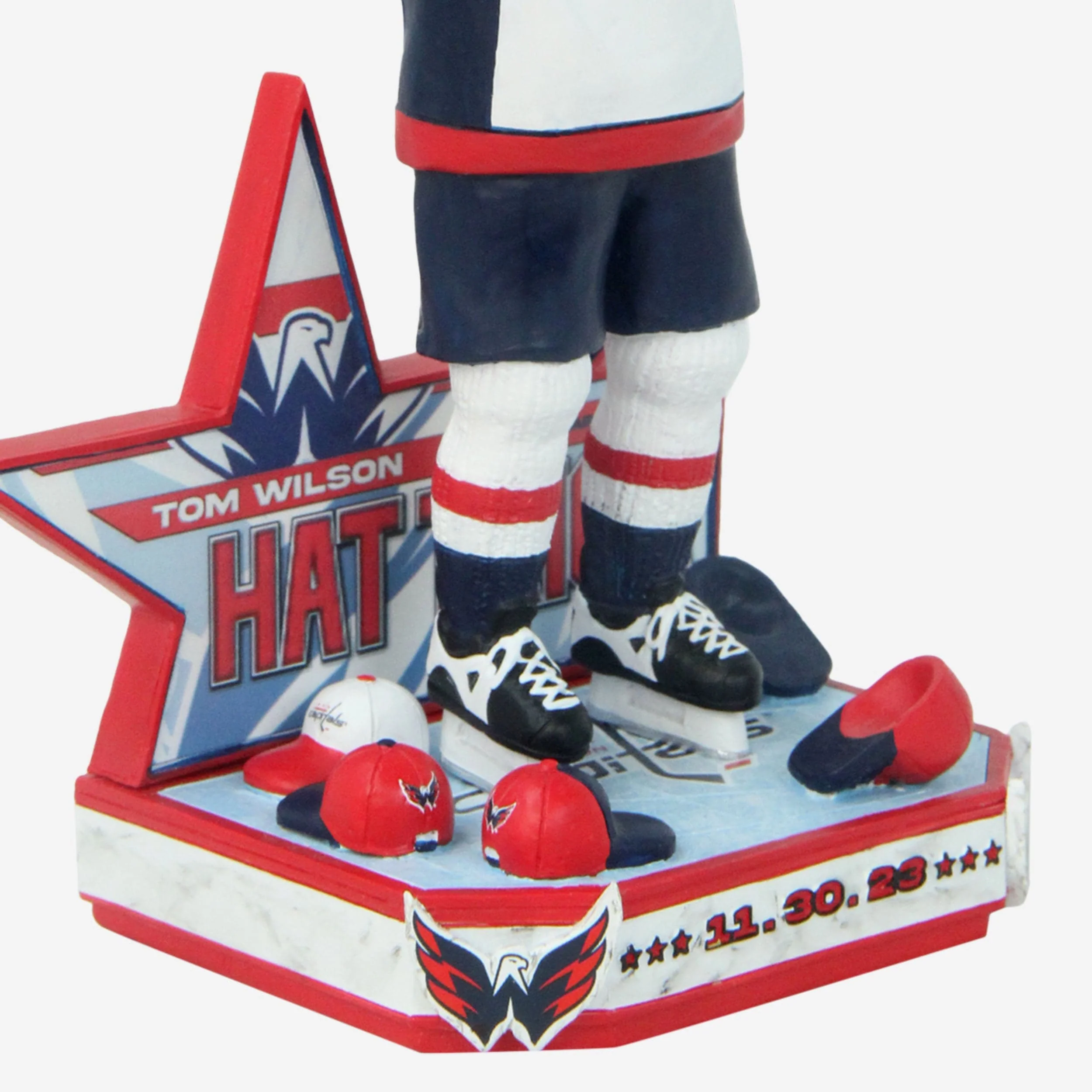 Tom Wilson Washington Capitals Hat Trick Bobblehead - Image 3
