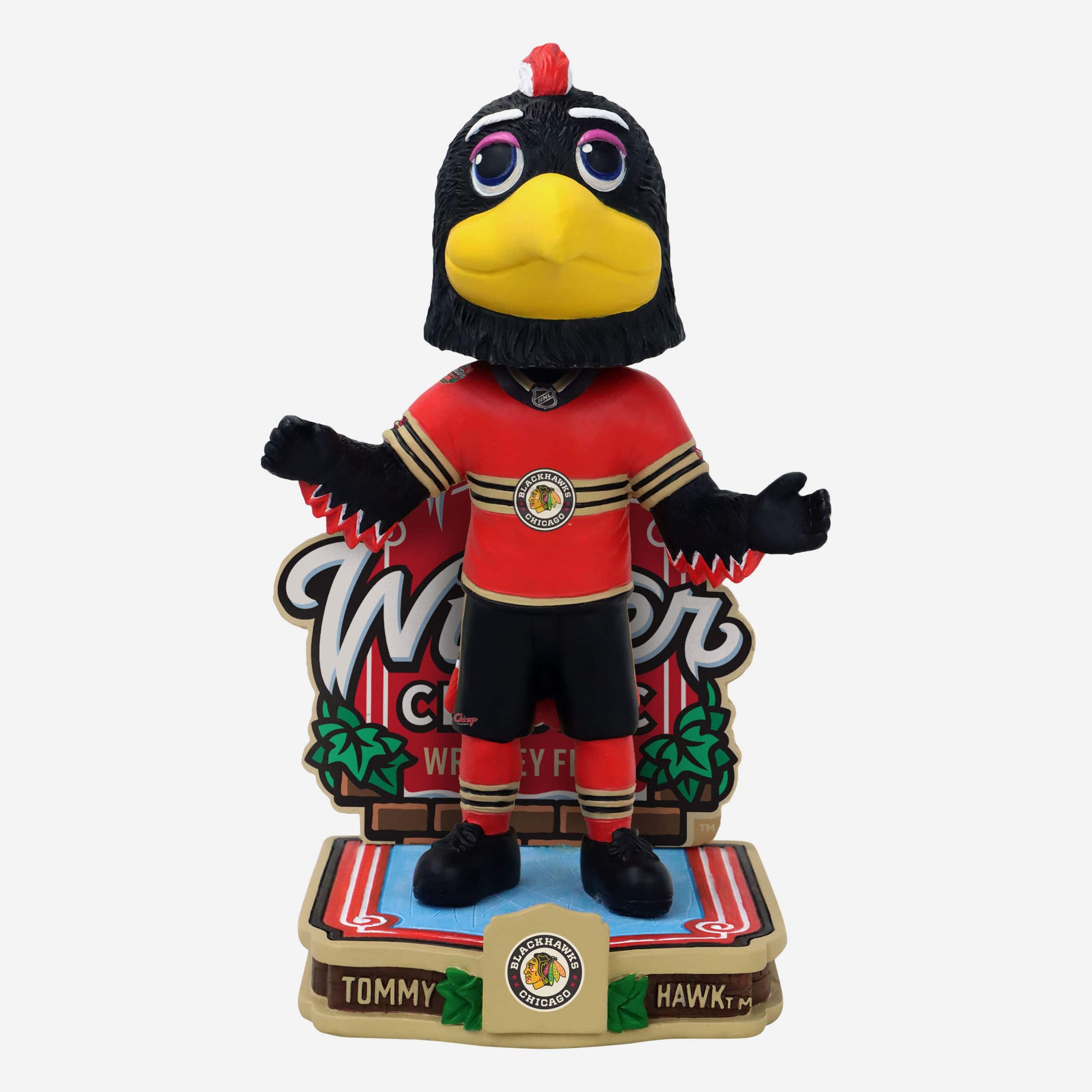 Tommy Hawk Chicago Blackhawks 2025 Winter Classic Mascot Bobblehead