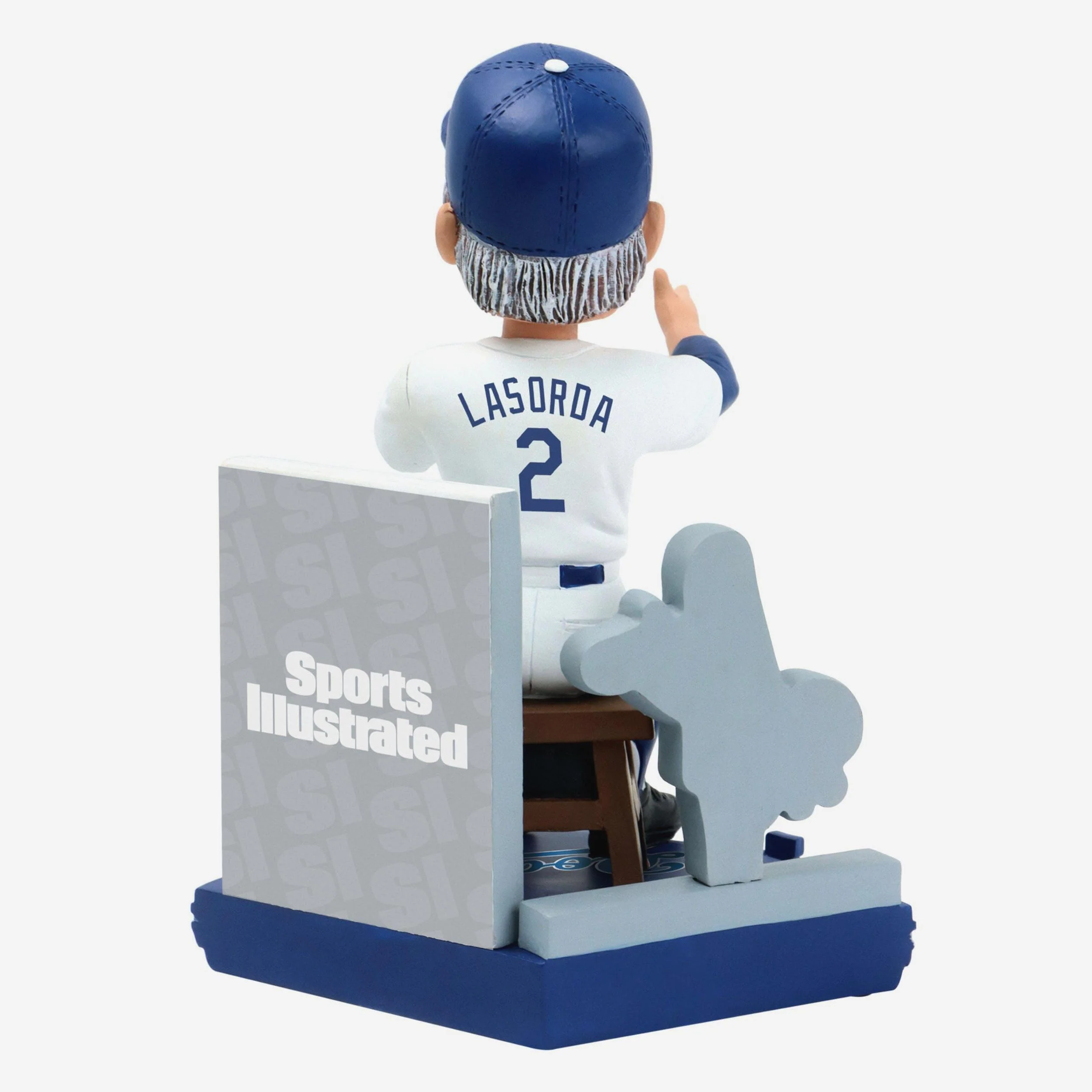Tommy Lasorda Los Angeles Dodgers New Boss In LA Sports Illustrated Cover Bobblehead - Image 6