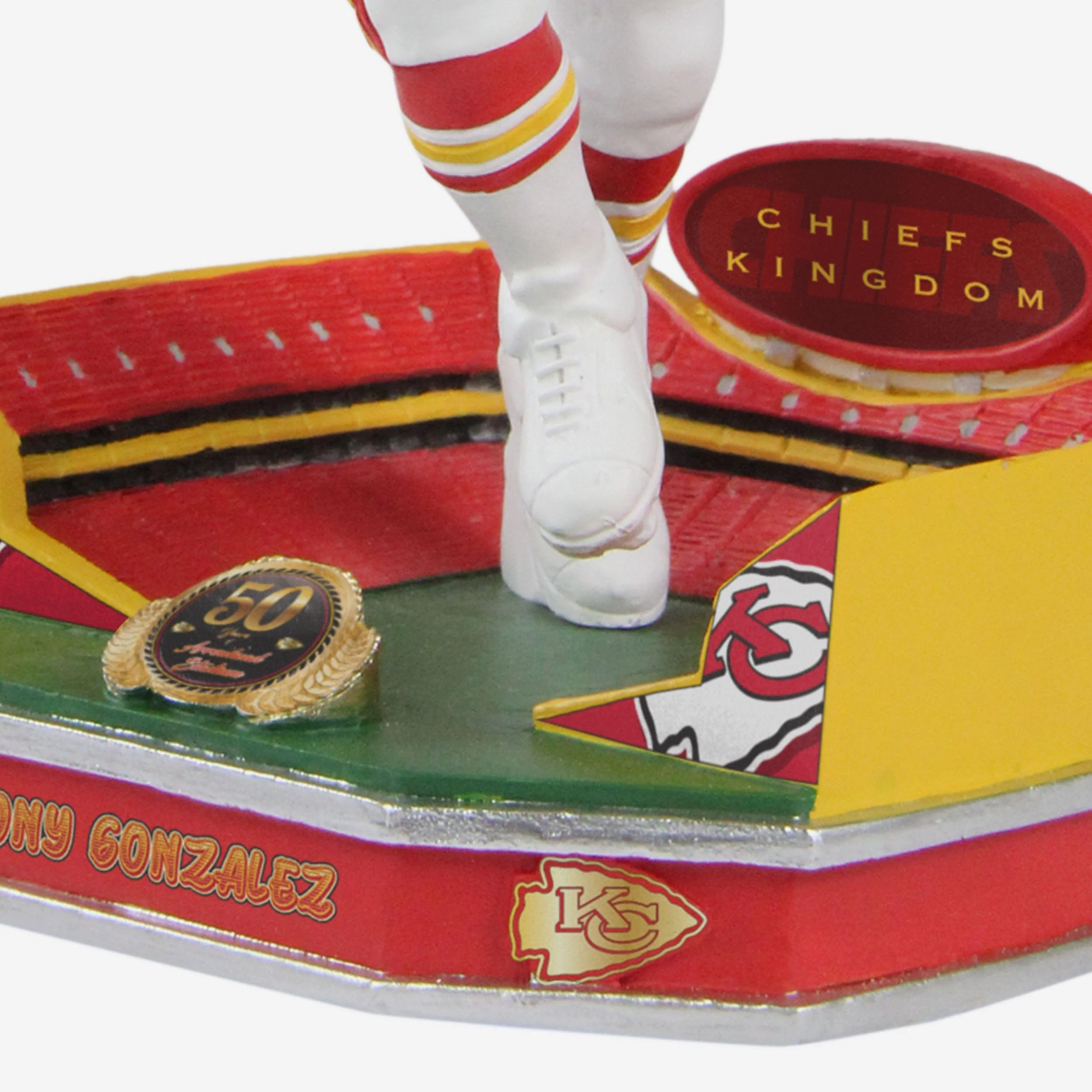 Tony Gonzalez Kansas City Chiefs Arrowhead Stadium 50th Anniversary Bobblehead - Image 3