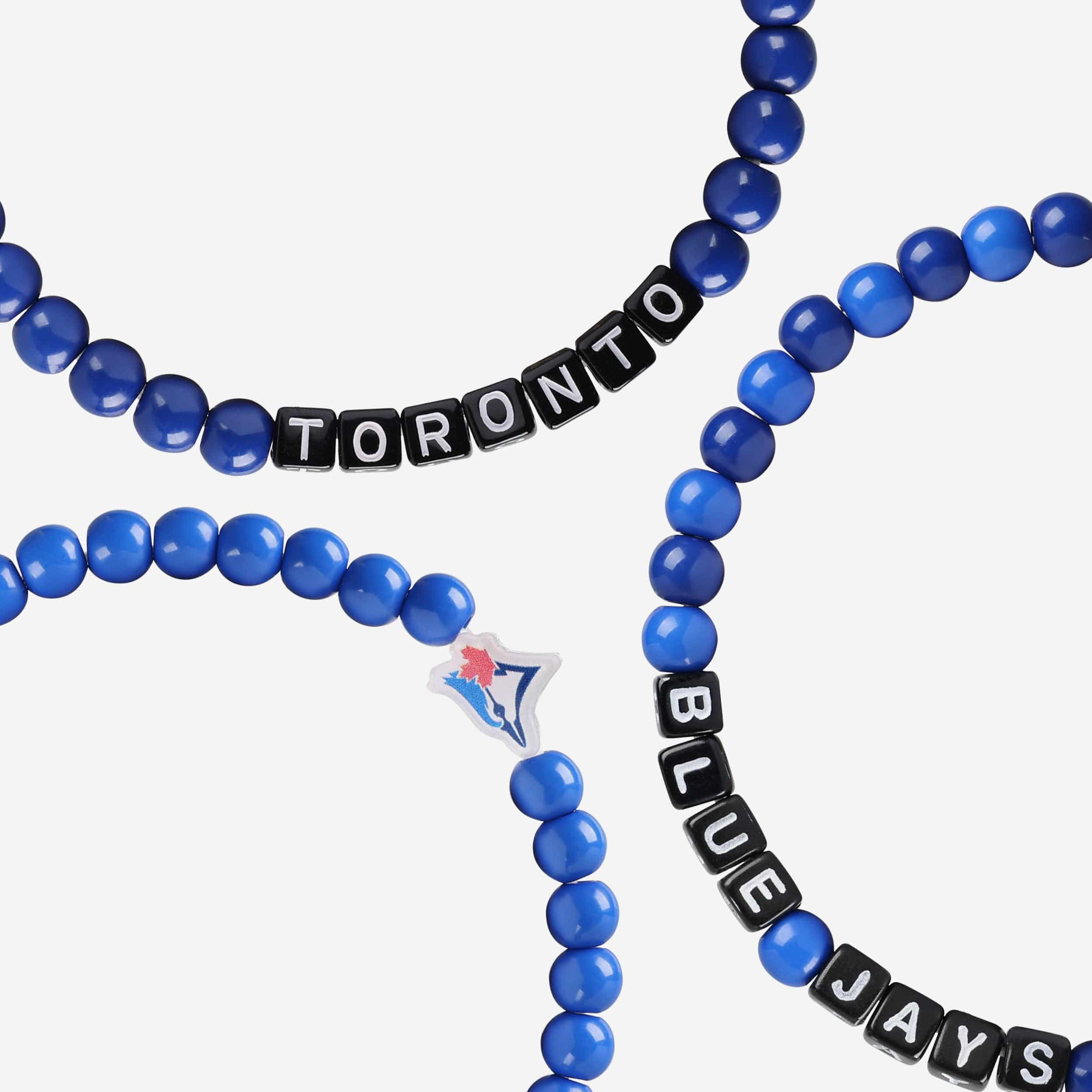 Toronto Blue Jays 3 Pack Beaded Friendship Bracelet - Image 2