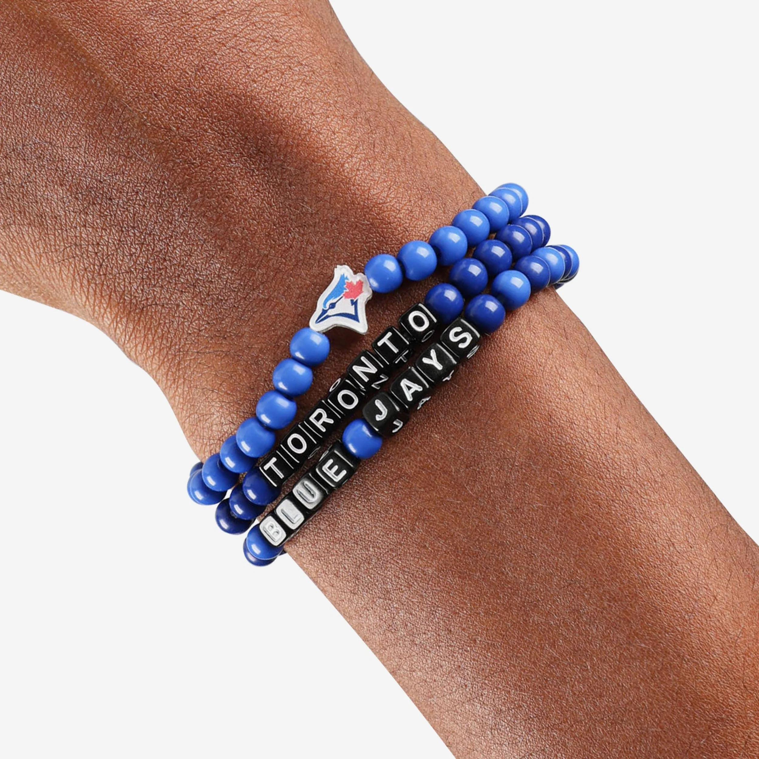 Toronto Blue Jays 3 Pack Beaded Friendship Bracelet - Image 4