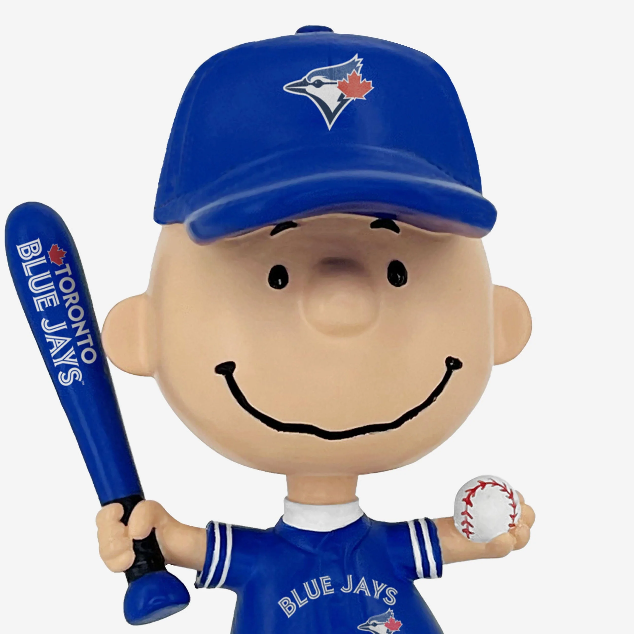 Toronto Blue Jays Charlie Brown Peanuts Mini Bighead Bobblehead - Image 2