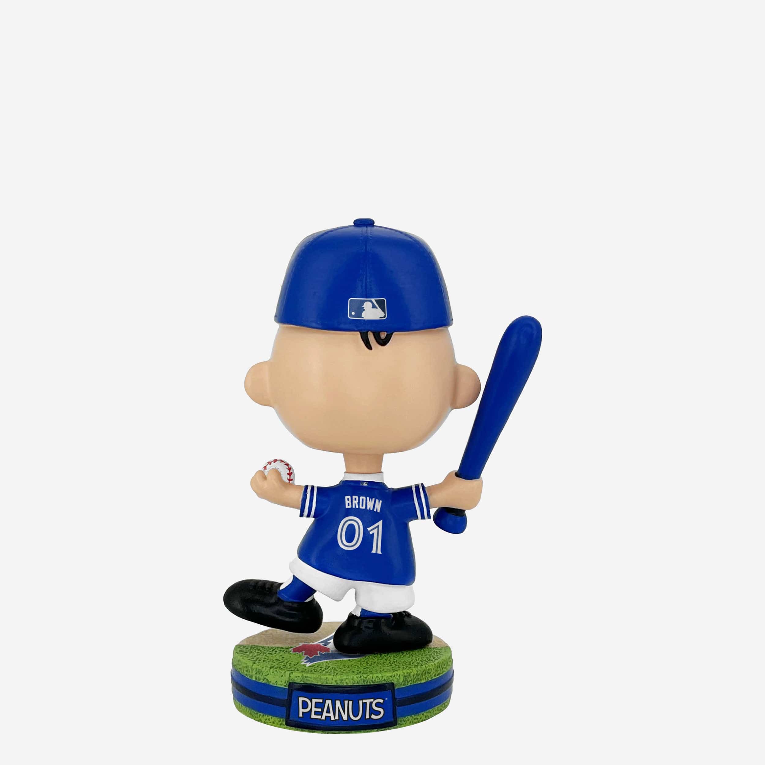Toronto Blue Jays Charlie Brown Peanuts Mini Bighead Bobblehead - Image 5