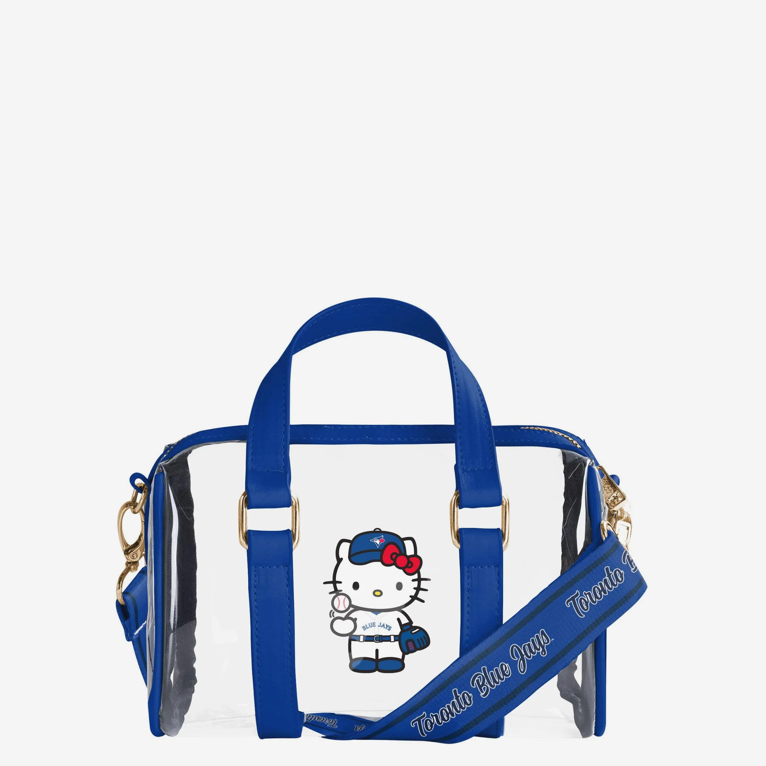 Toronto Blue Jays Hello Kitty® Clear Barrel Bag