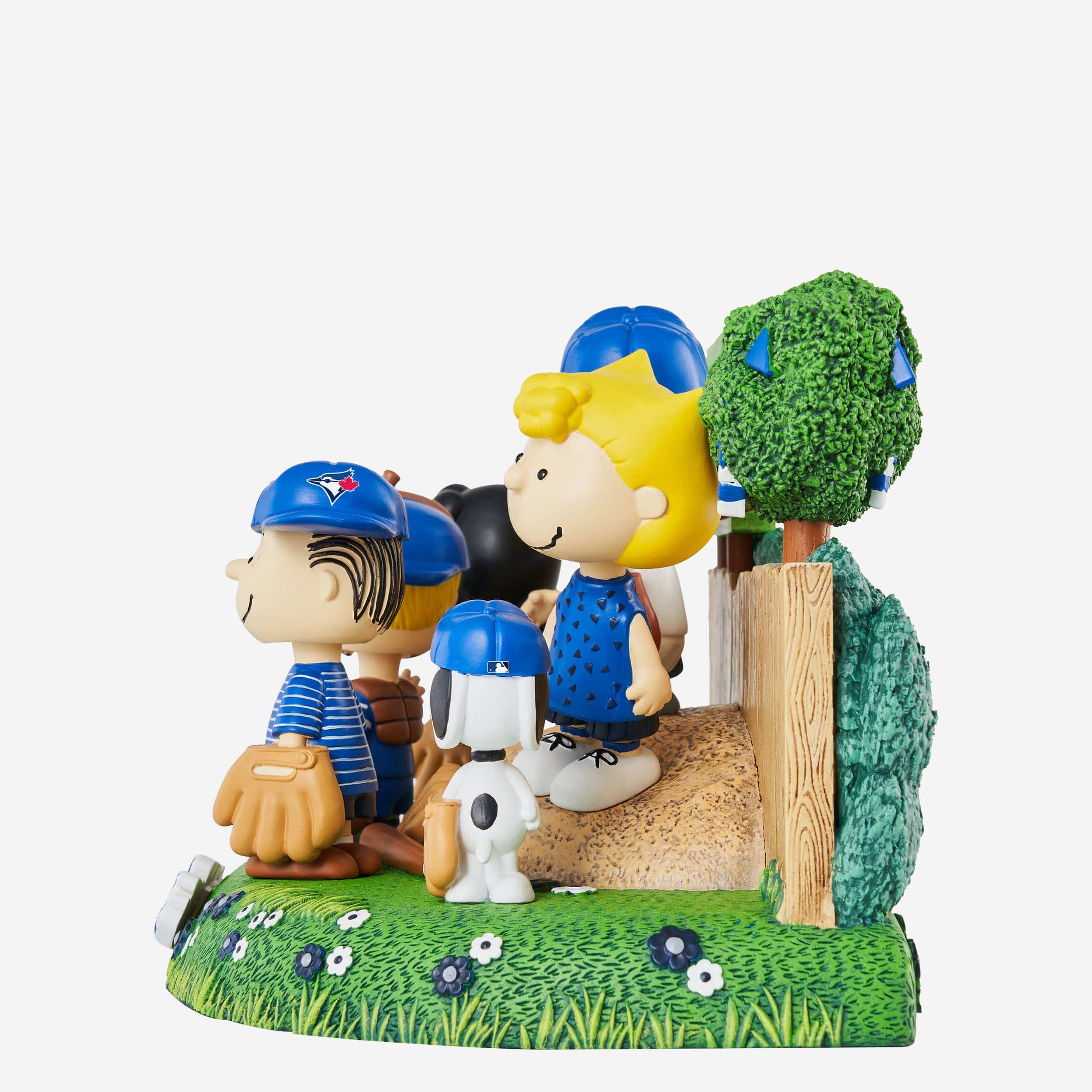 Toronto Blue Jays Peanuts Gang Baseball Field Mini Bobblehead Scene - Image 5
