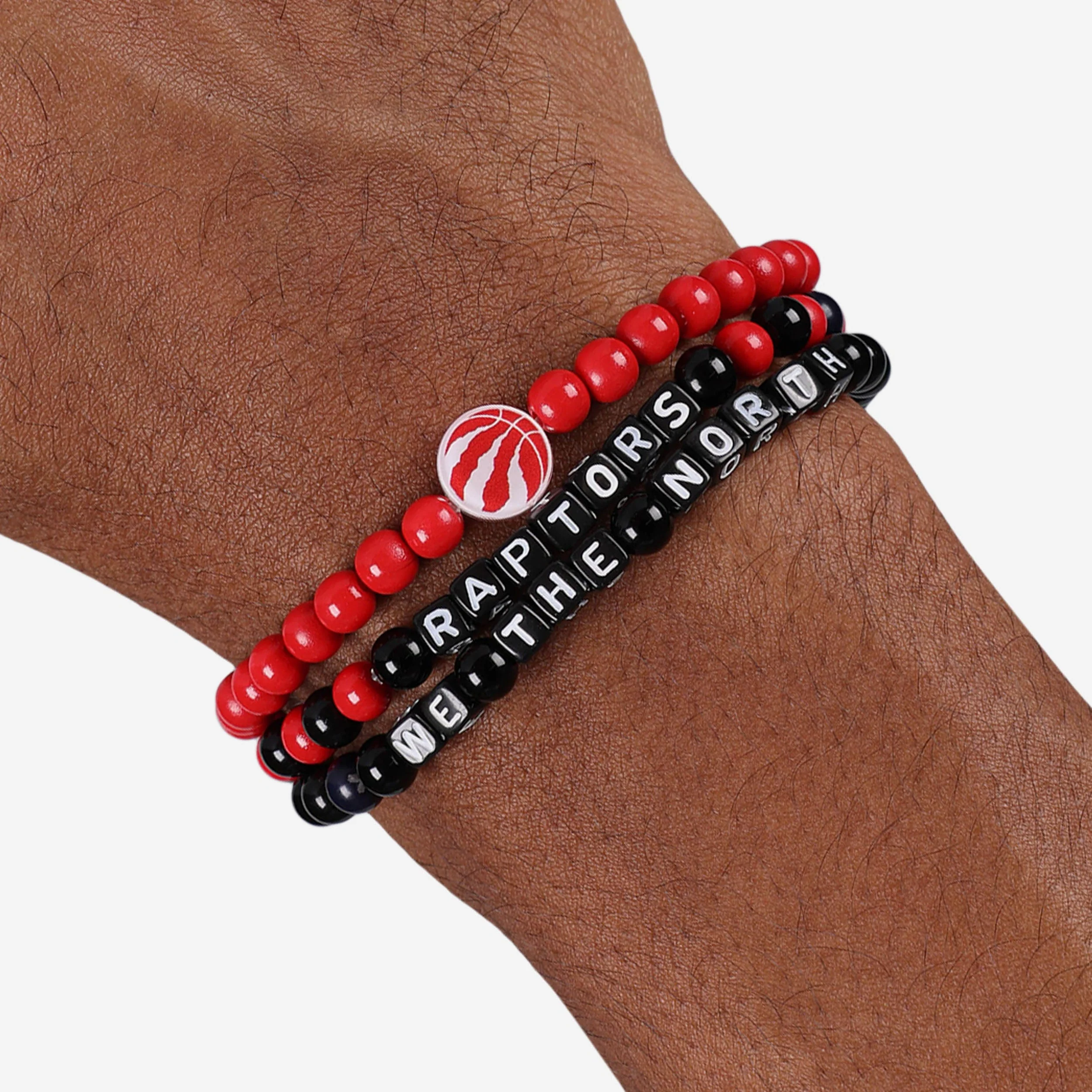 Toronto Raptors 3 Pack Beaded Friendship Bracelet - Image 4