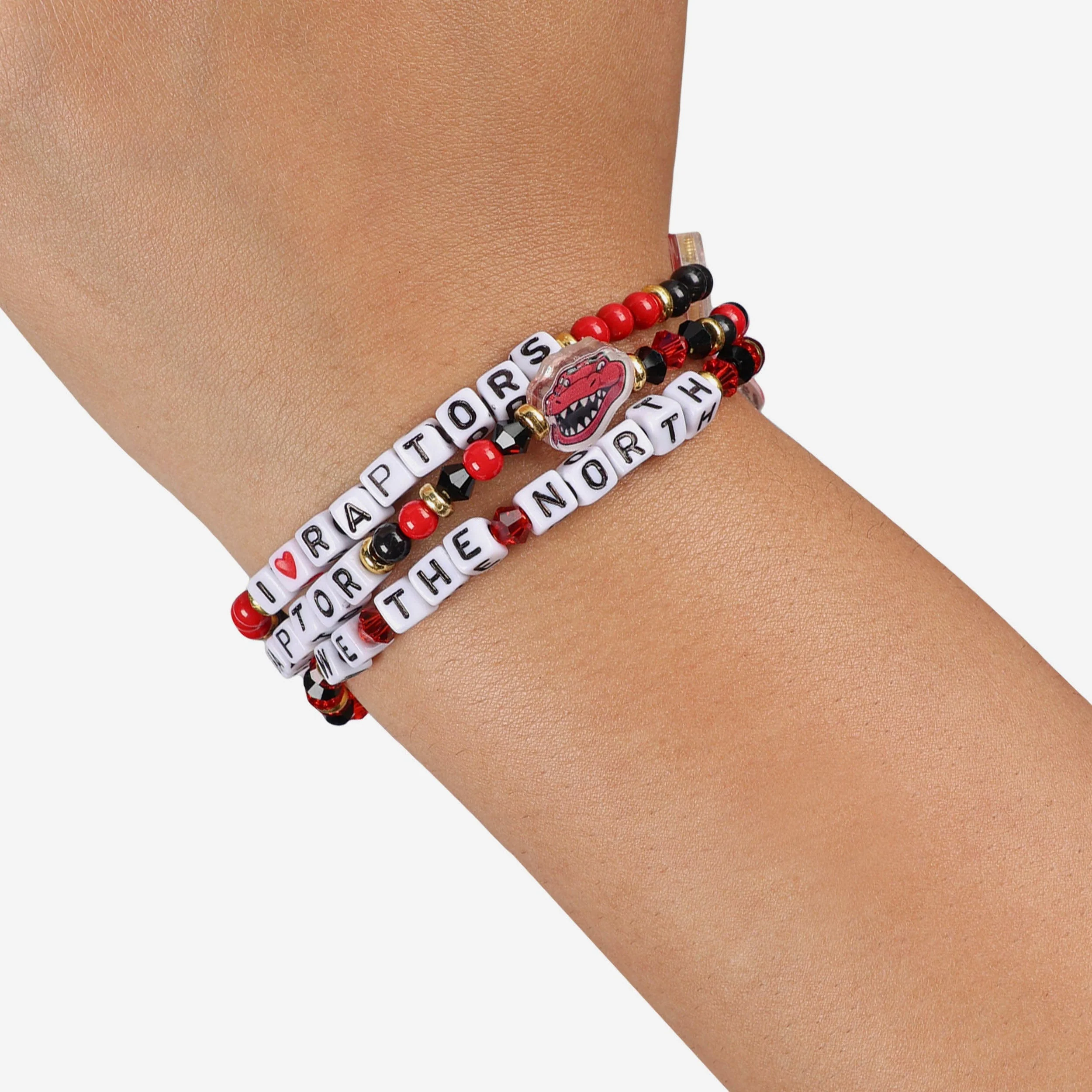 Toronto Raptors 3 Pack Friendship Bracelet - Image 4