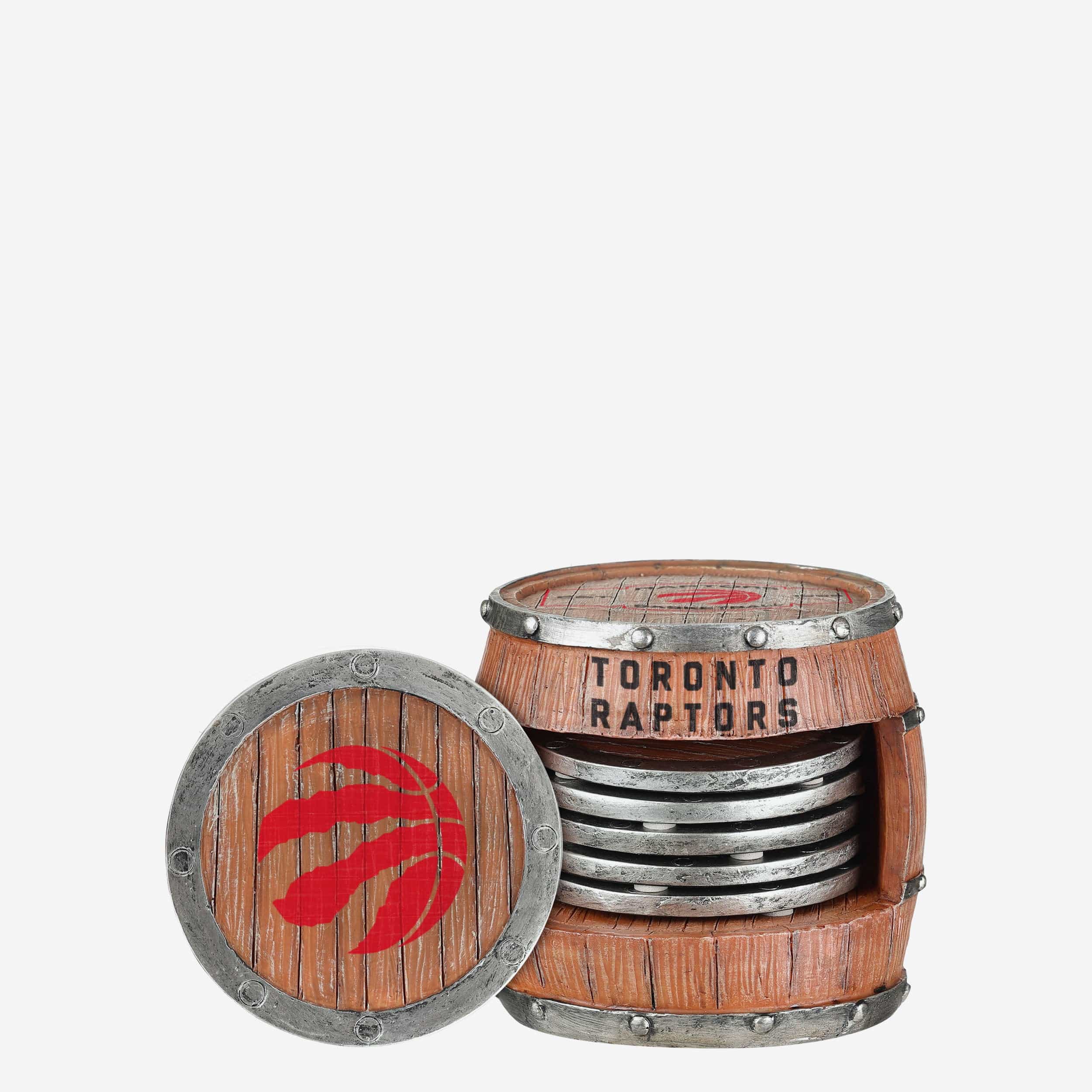 Toronto Raptors 5 Pack Barrel Coaster Set