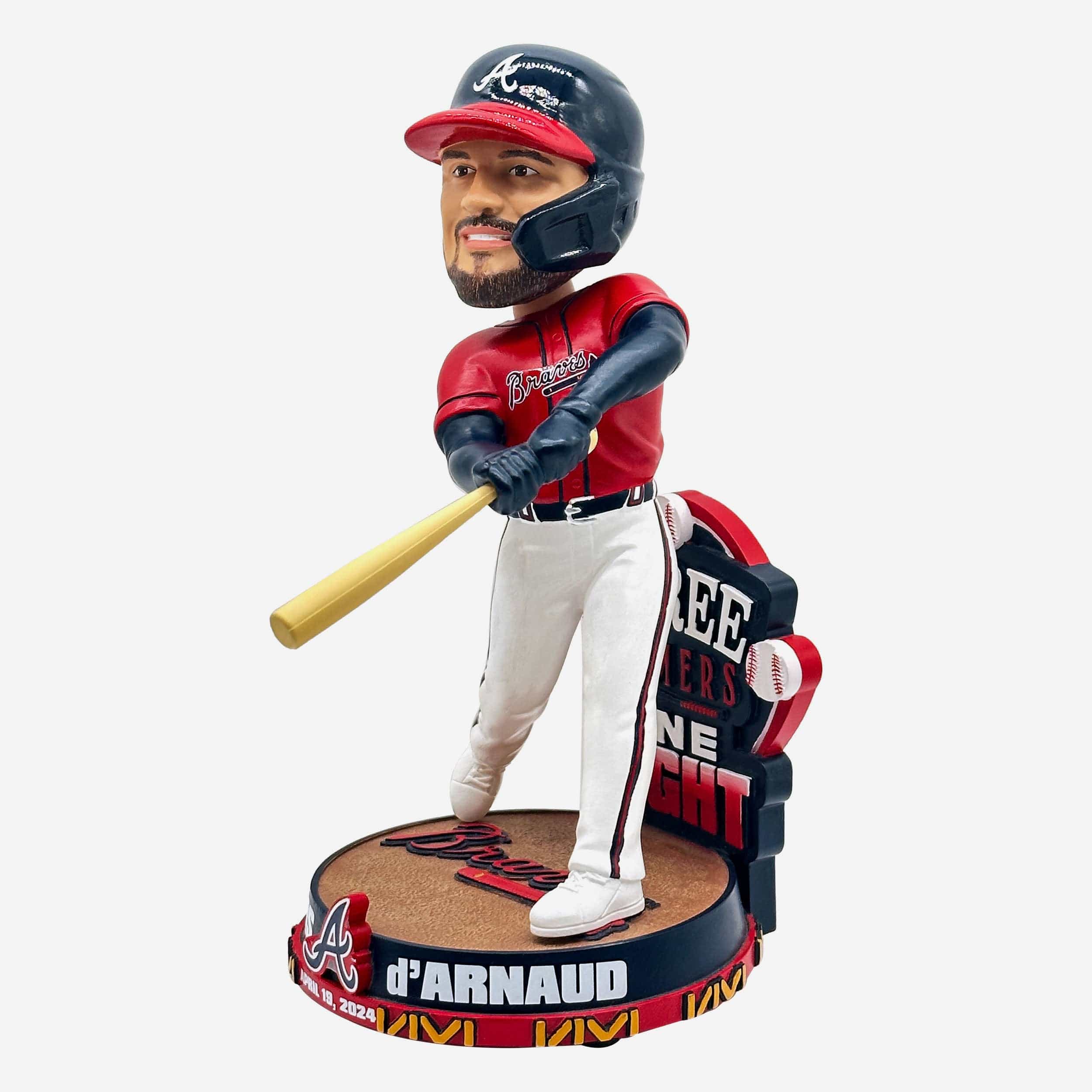 Travis D'Arnaud Atlanta Braves Gamebreaker Bobblehead - Image 4