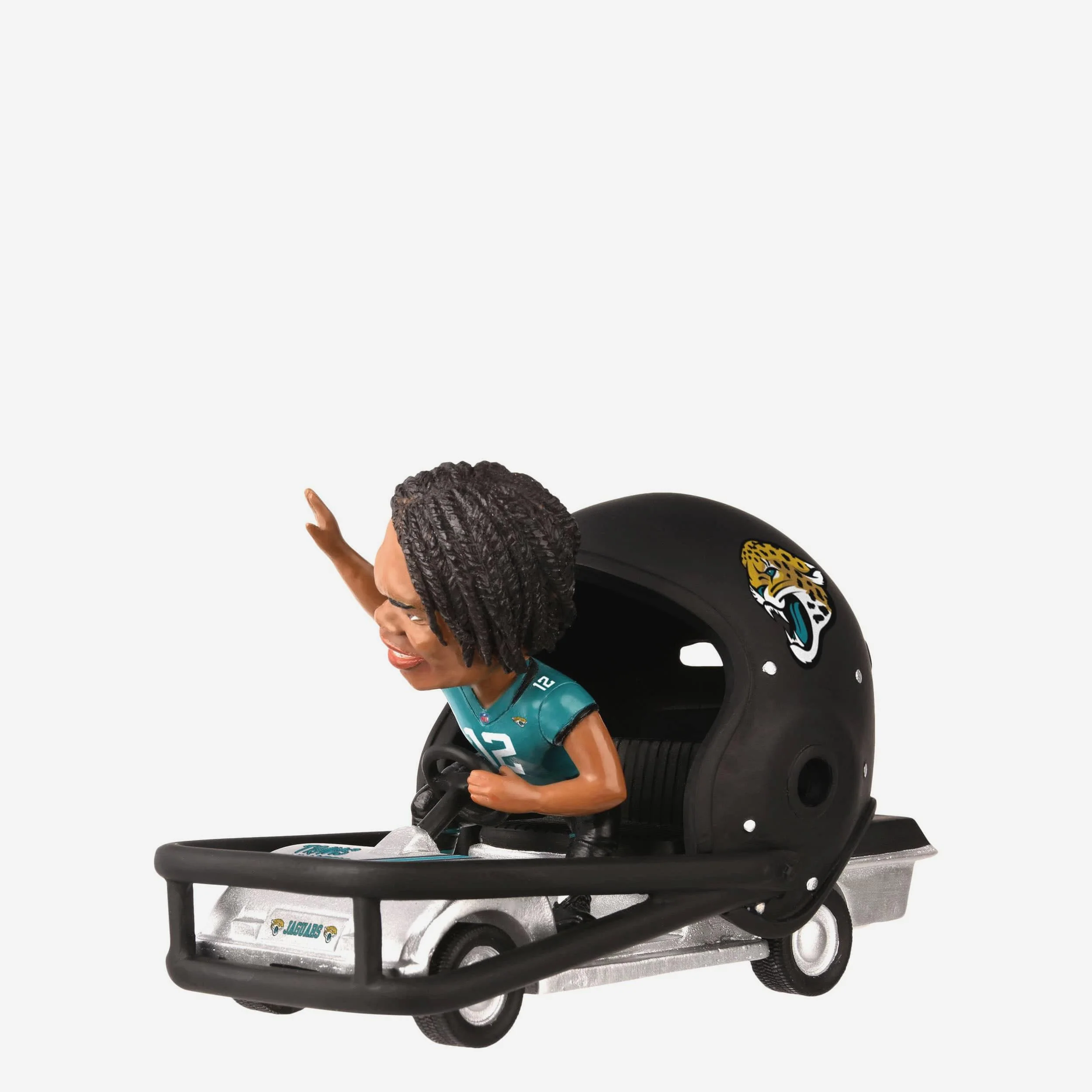 Travis Hunter Jacksonville Jaguars Helmet Cart Bobblehead - Image 4