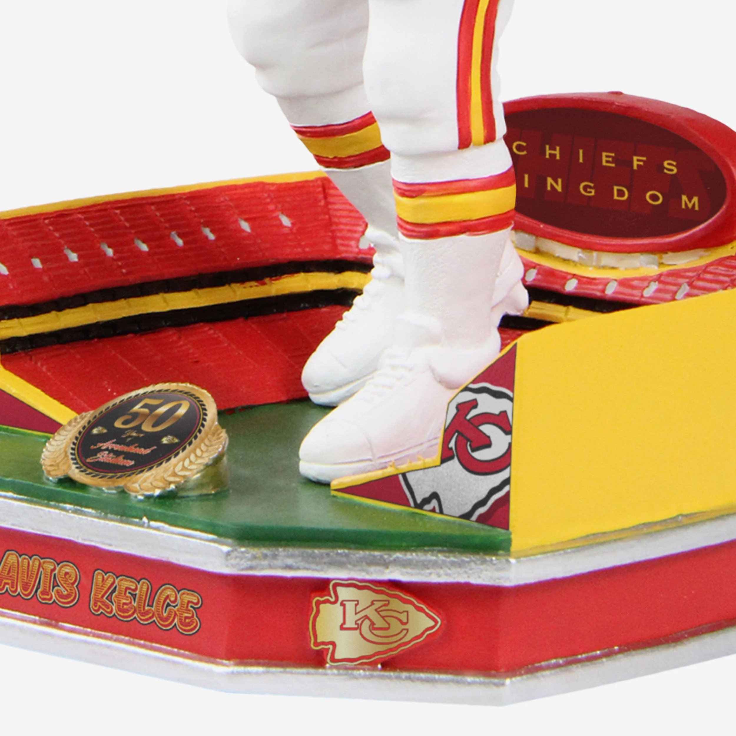 Travis Kelce Kansas City Chiefs Arrowhead Stadium 50th Anniversary Bobblehead - Image 3