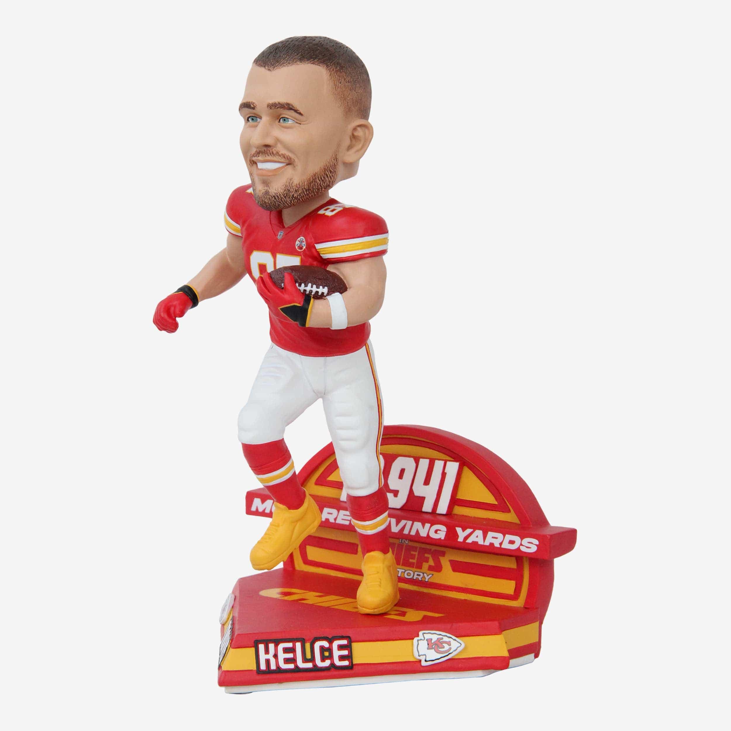 Travis Kelce Kansas City Chiefs Franchise Receiving Yards Record Bobblehead - Image 4