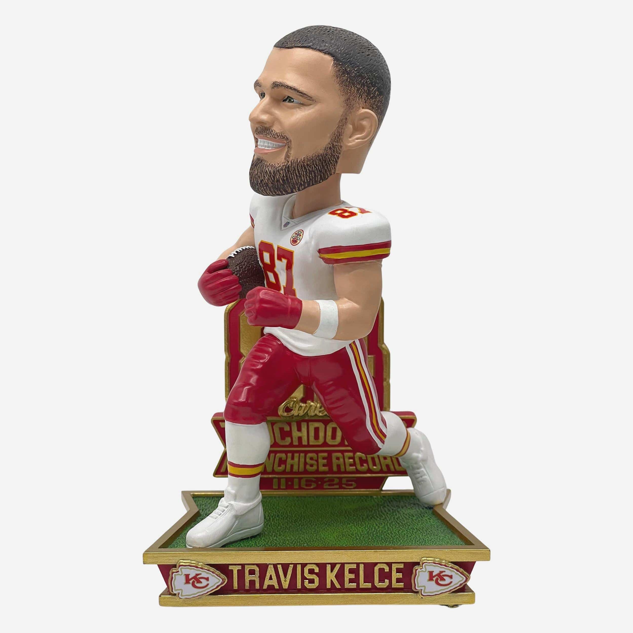 Travis Kelce Kansas City Chiefs Most Touchdowns in Franchise History Bobblehead