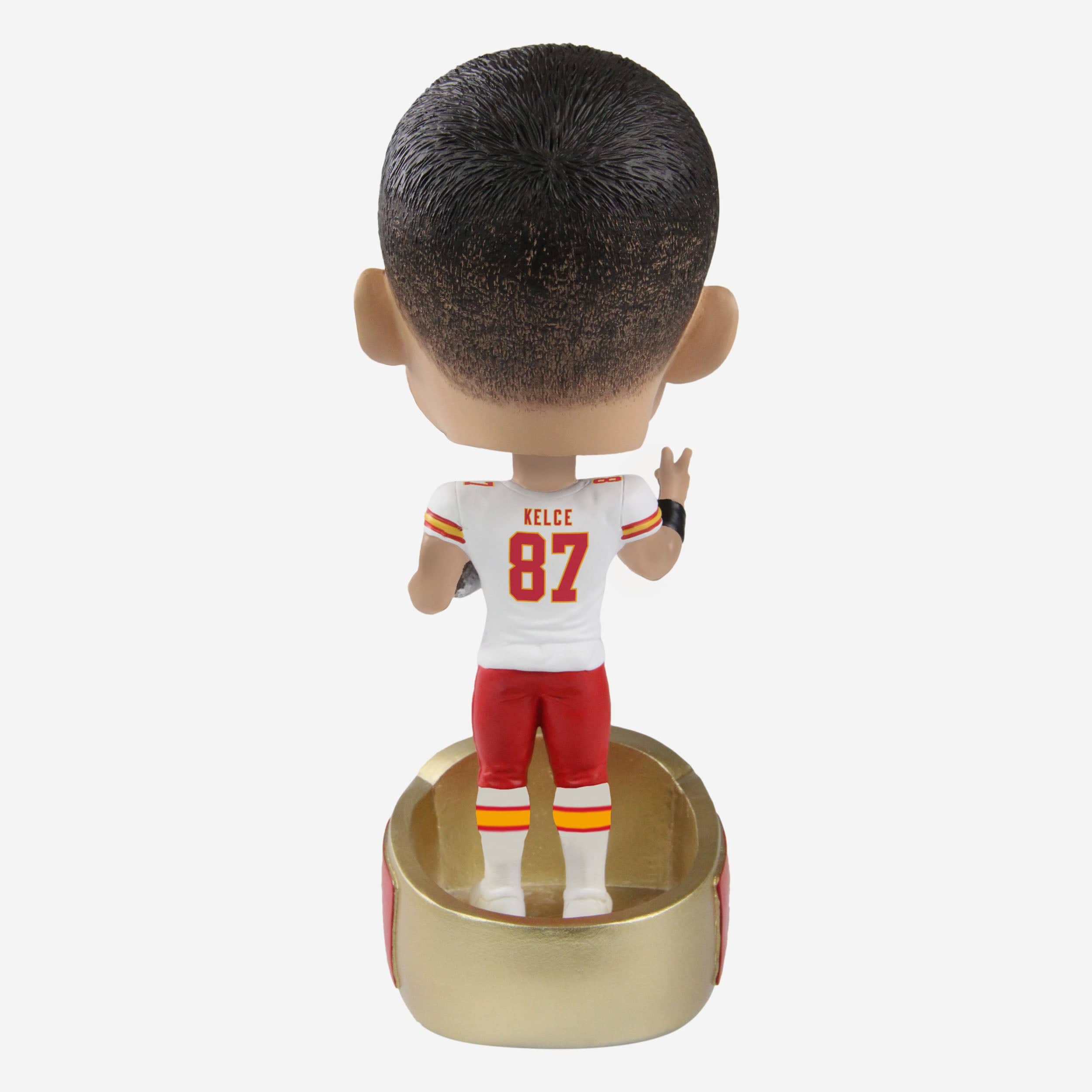 Travis Kelce Kansas City Chiefs Super Bowl LVII Champions Ring Base Bighead Bobblehead - Image 6