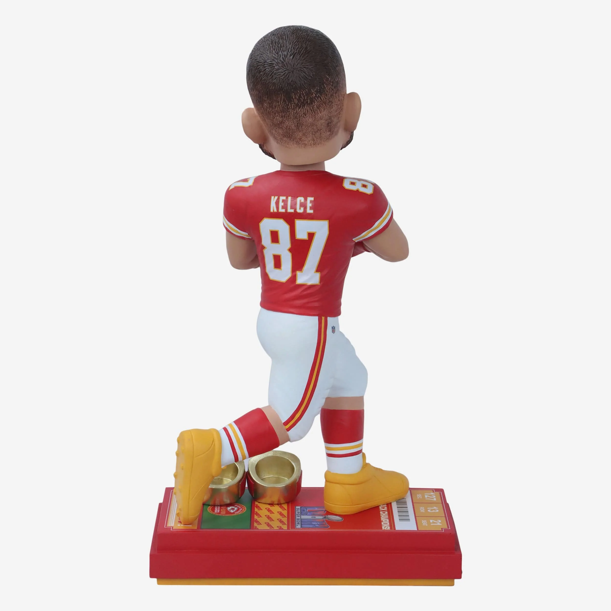 Travis Kelce Kansas City Chiefs Super Bowl LVIII Champions 18 in Bobblehead - Image 5