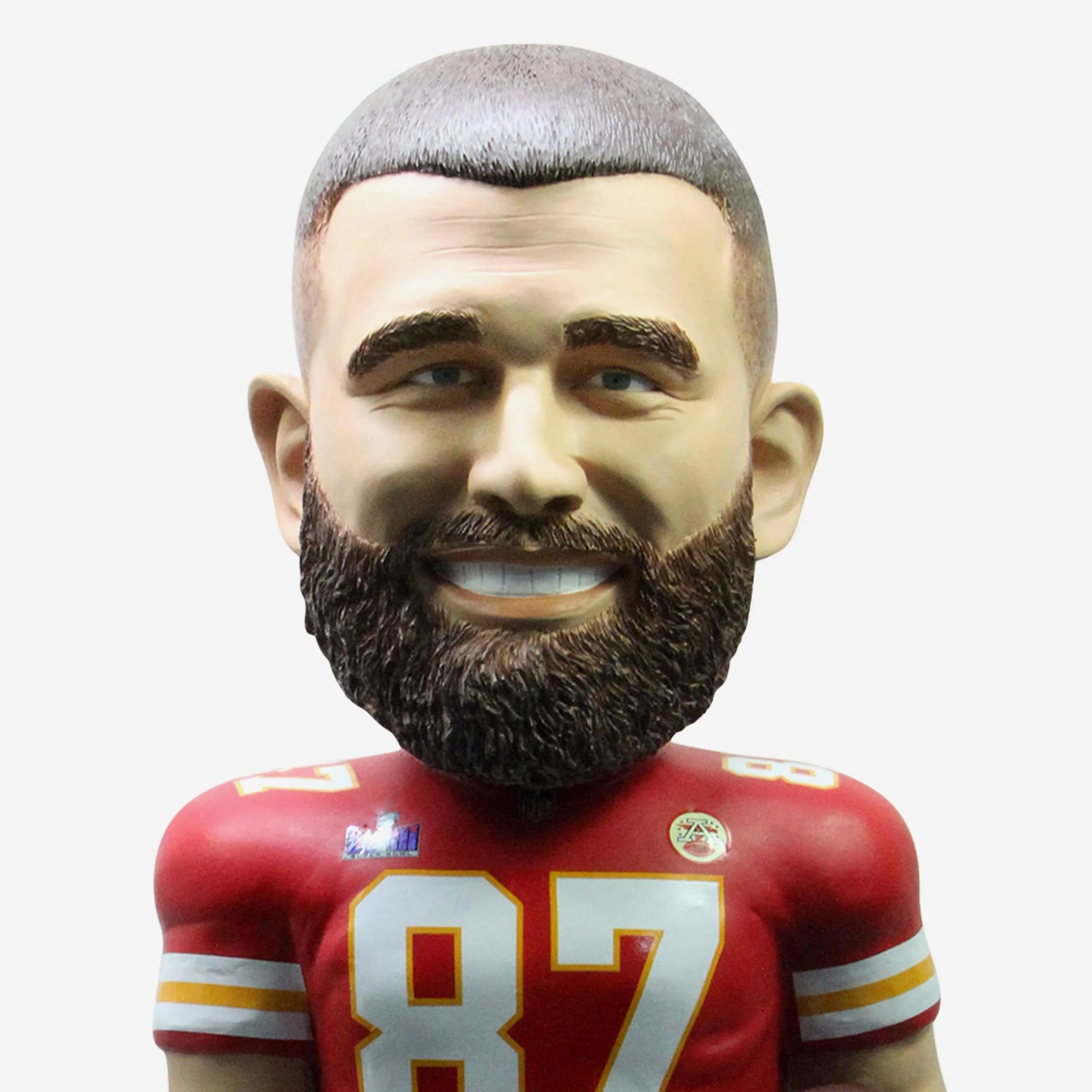 Travis Kelce Kansas City Chiefs Super Bowl LVIII Champions 3 Ft Bobblehead - Image 2