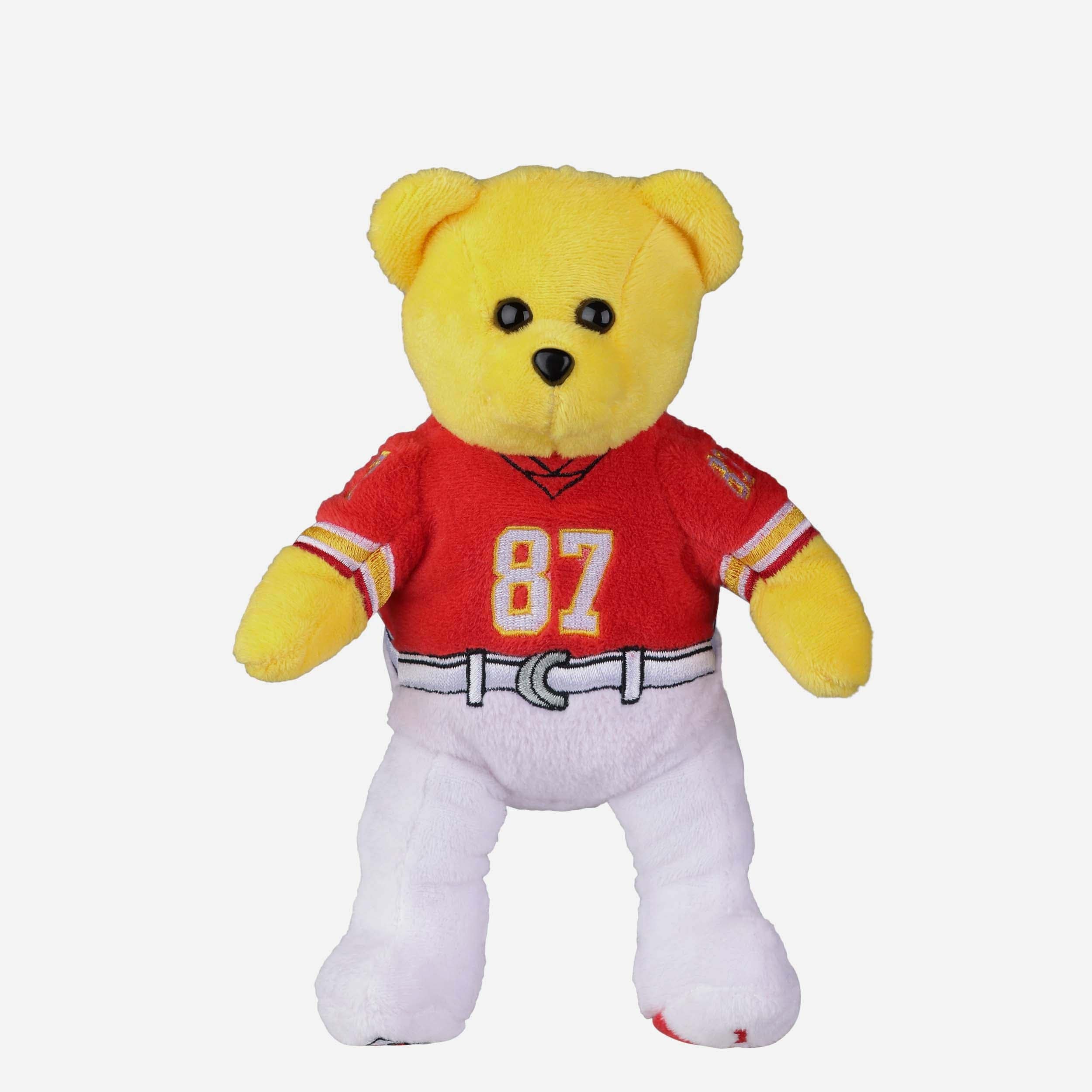 Travis Kelce Kansas City Chiefs Team Beans Embroidered Player Bear