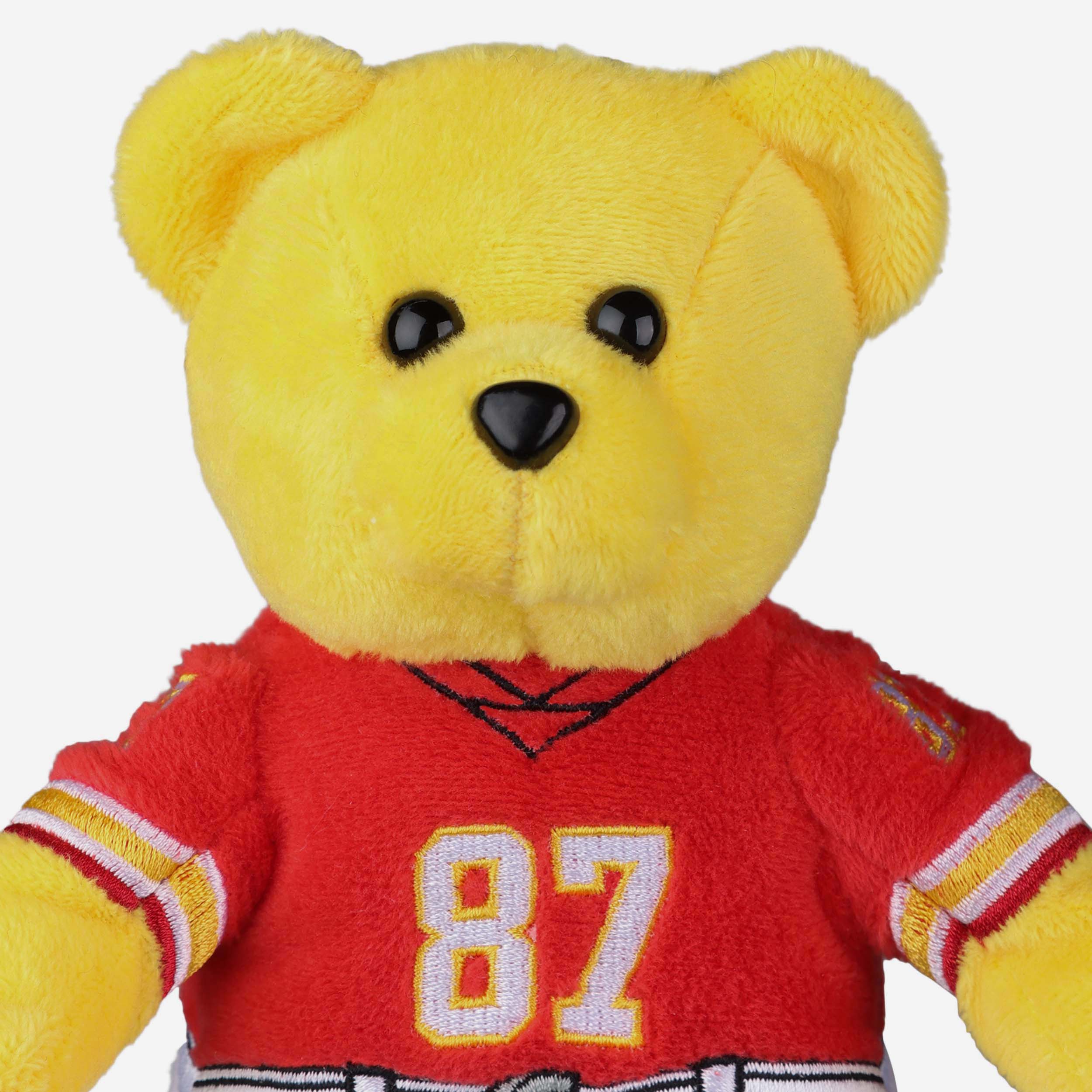 Travis Kelce Kansas City Chiefs Team Beans Embroidered Player Bear - Image 2