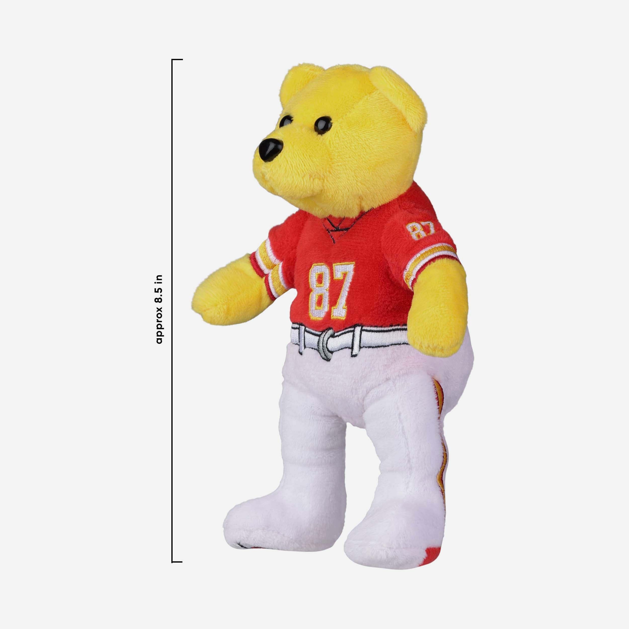 Travis Kelce Kansas City Chiefs Team Beans Embroidered Player Bear - Image 3