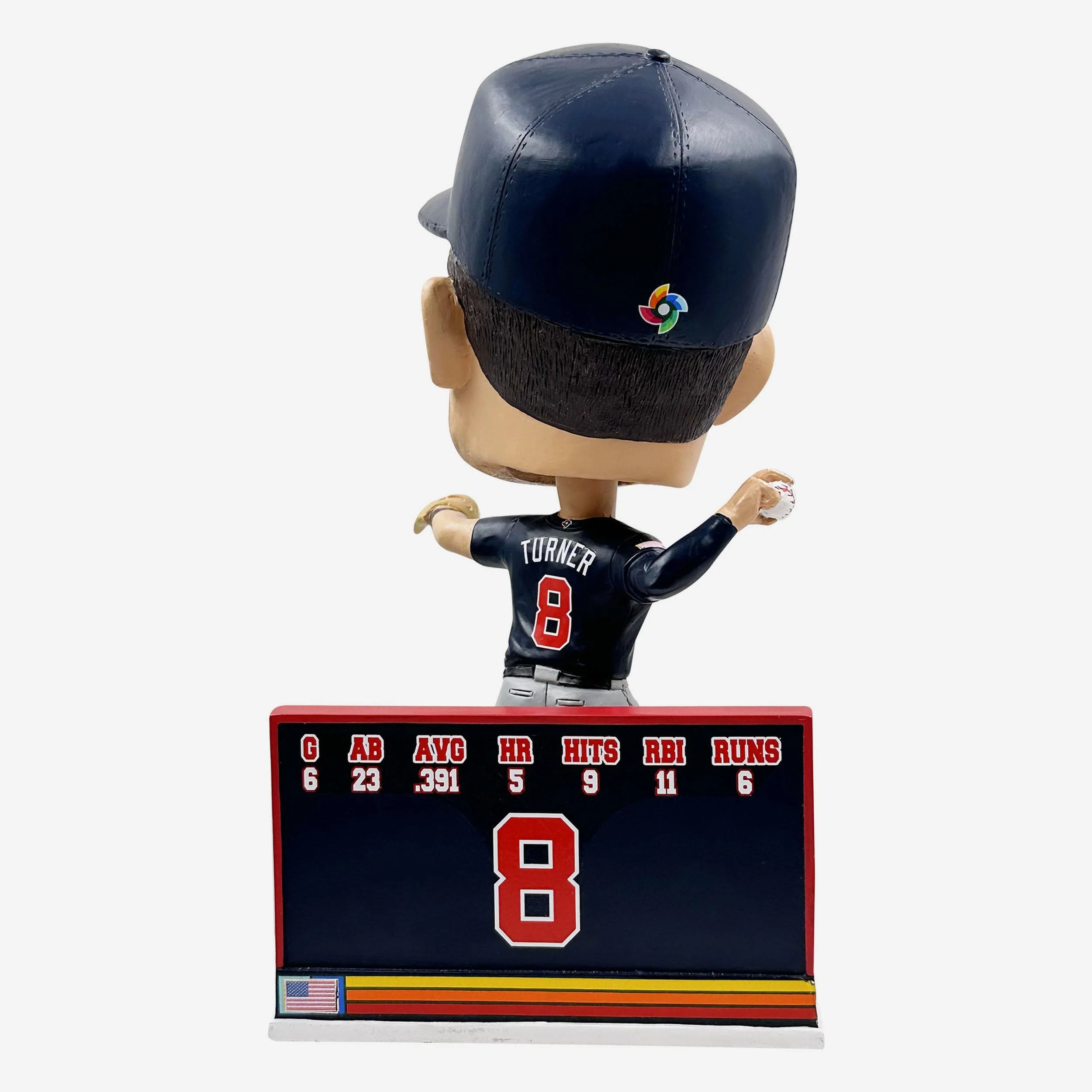 Trea Turner USA 2023 All World Baseball Classic Team Bighead Bobblehead - Image 5