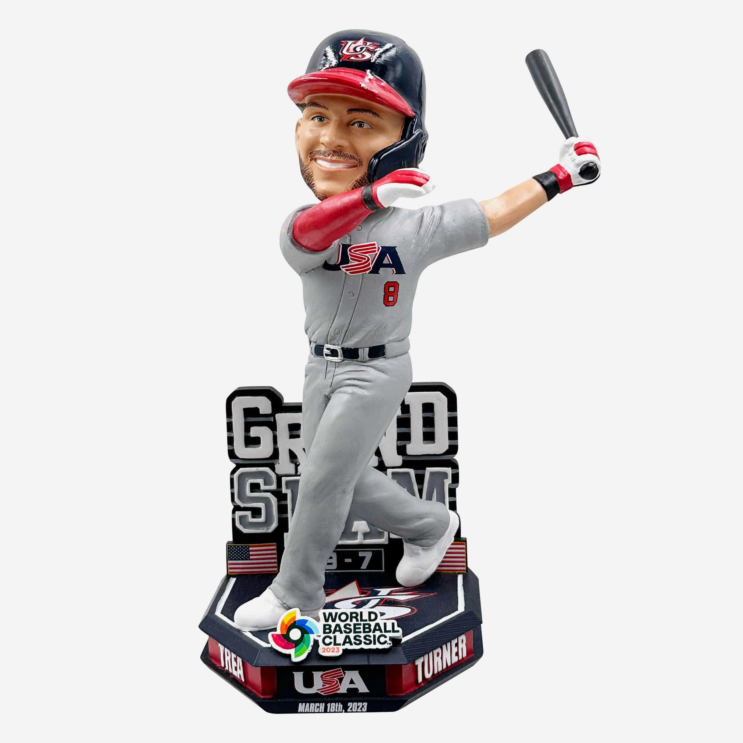 Trea Turner USA 2023 World Baseball Classic Grand Slam Bobblehead
