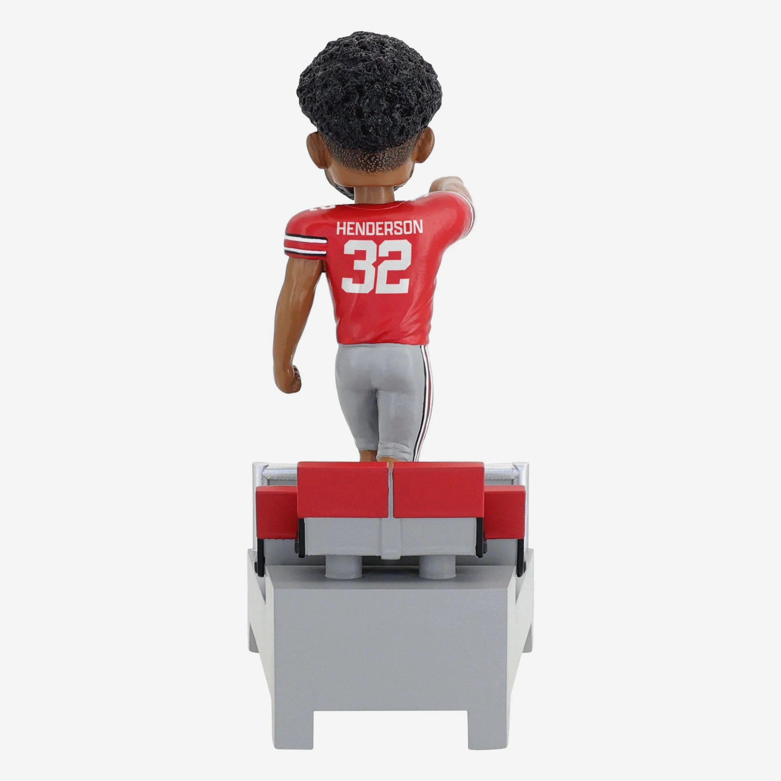 TreVeyon Henderson Ohio State Buckeyes 2024 Banner Bobblehead - Image 5