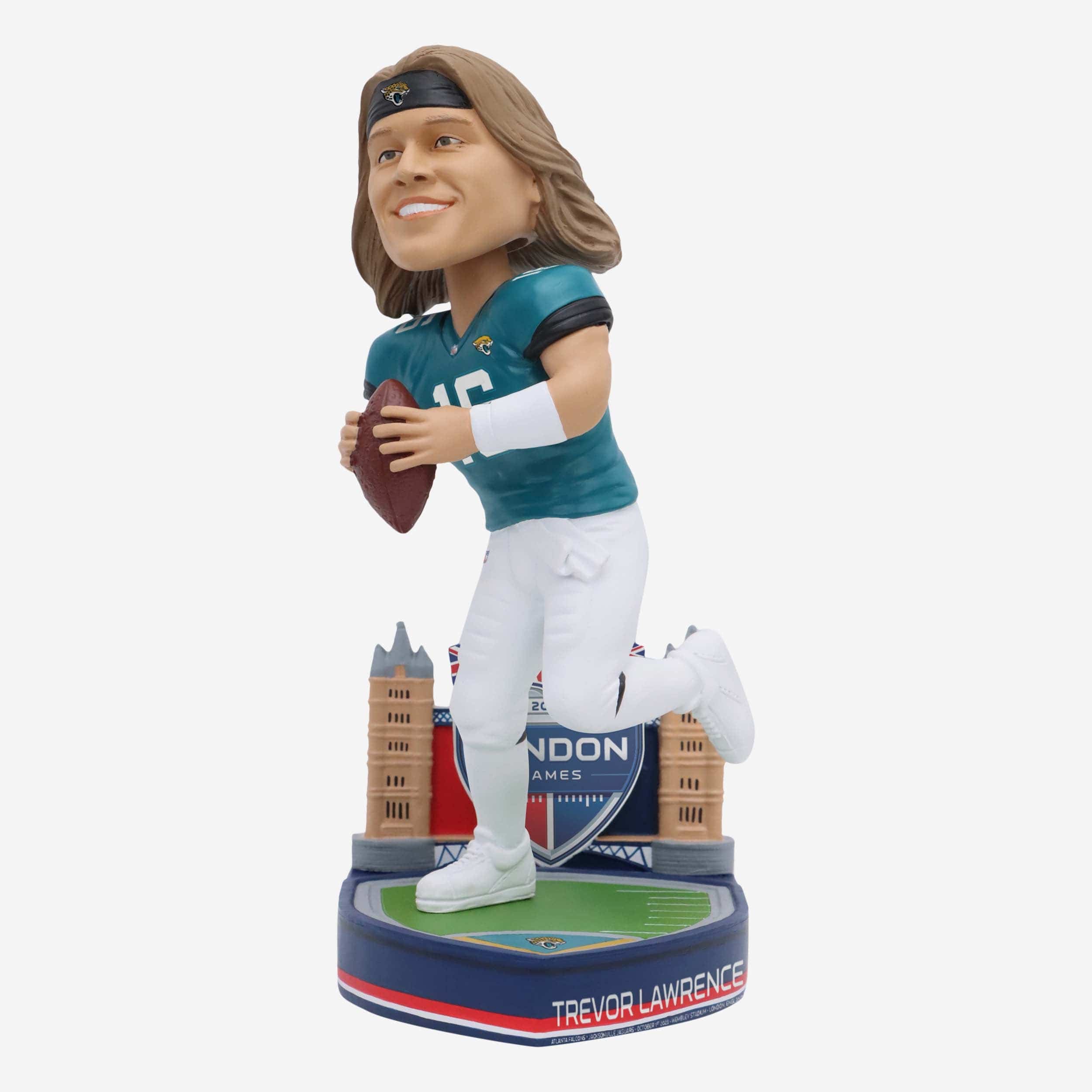 Trevor Lawrence Jacksonville Jaguars 2023 International Game Bobblehead
