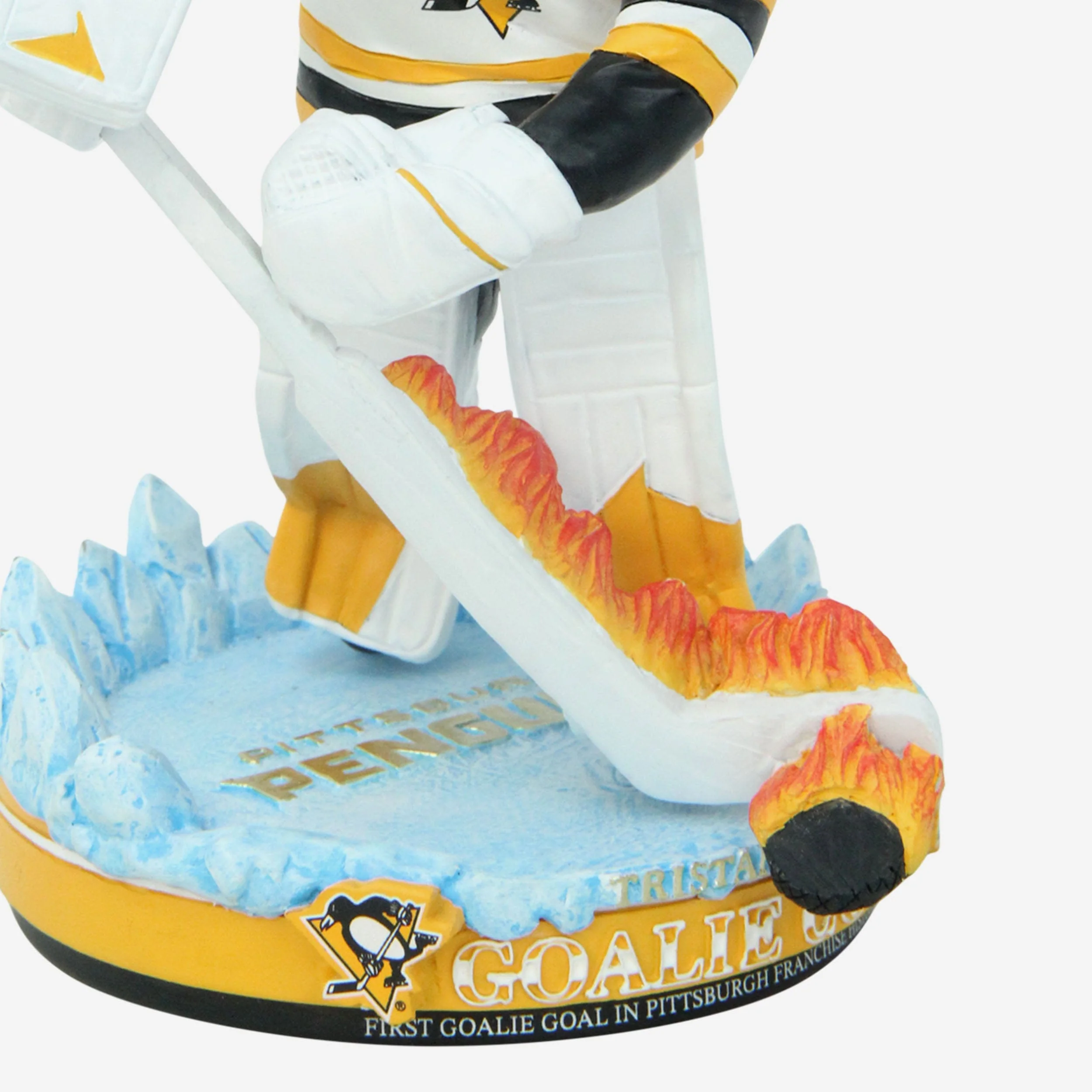 Tristan Jarry Pittsburgh Penguins Goalie Goal Bobblehead - Image 3