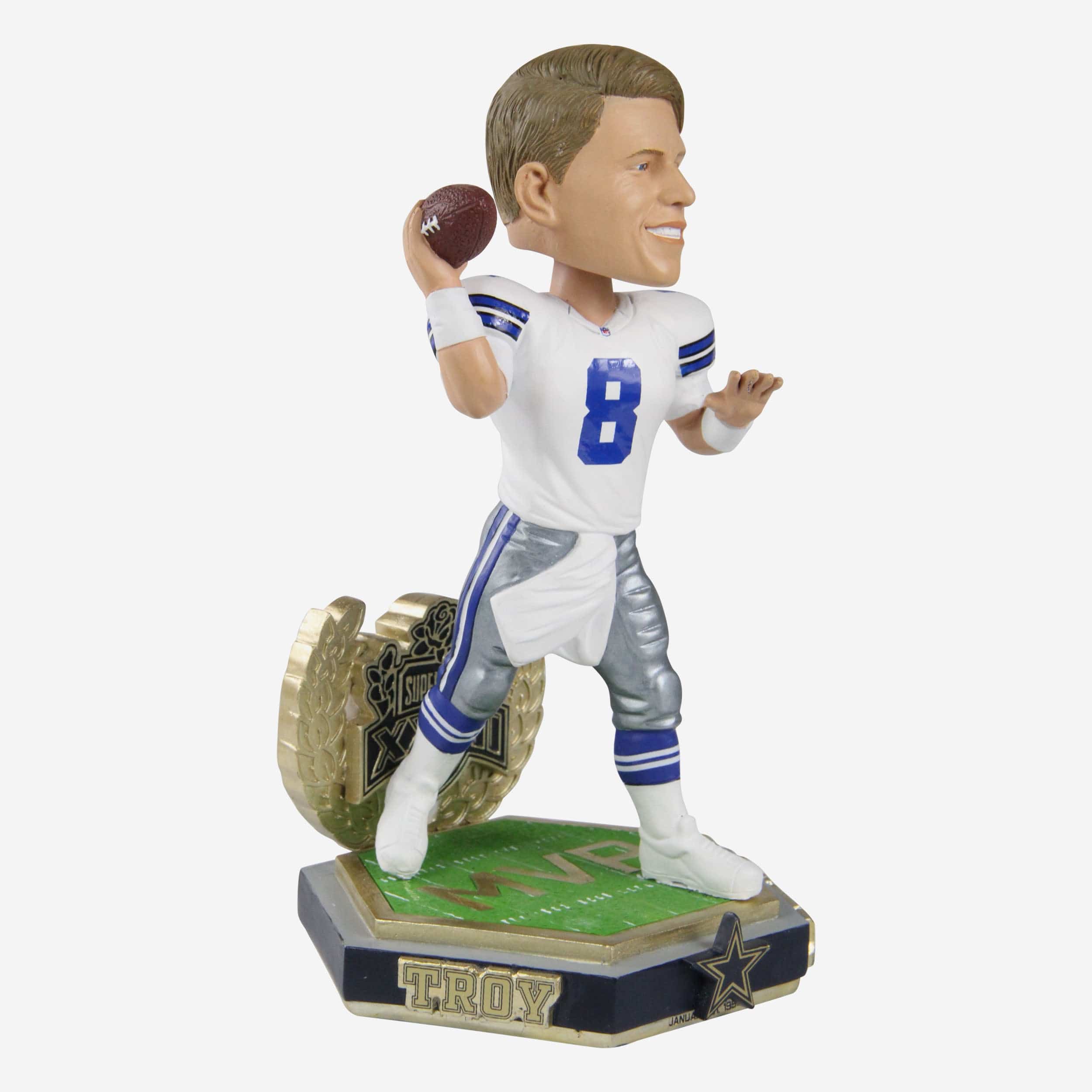 Troy Aikman Dallas Cowboys Super Bowl XXVII MVP 30th Anniversary Bobblehead - Image 4