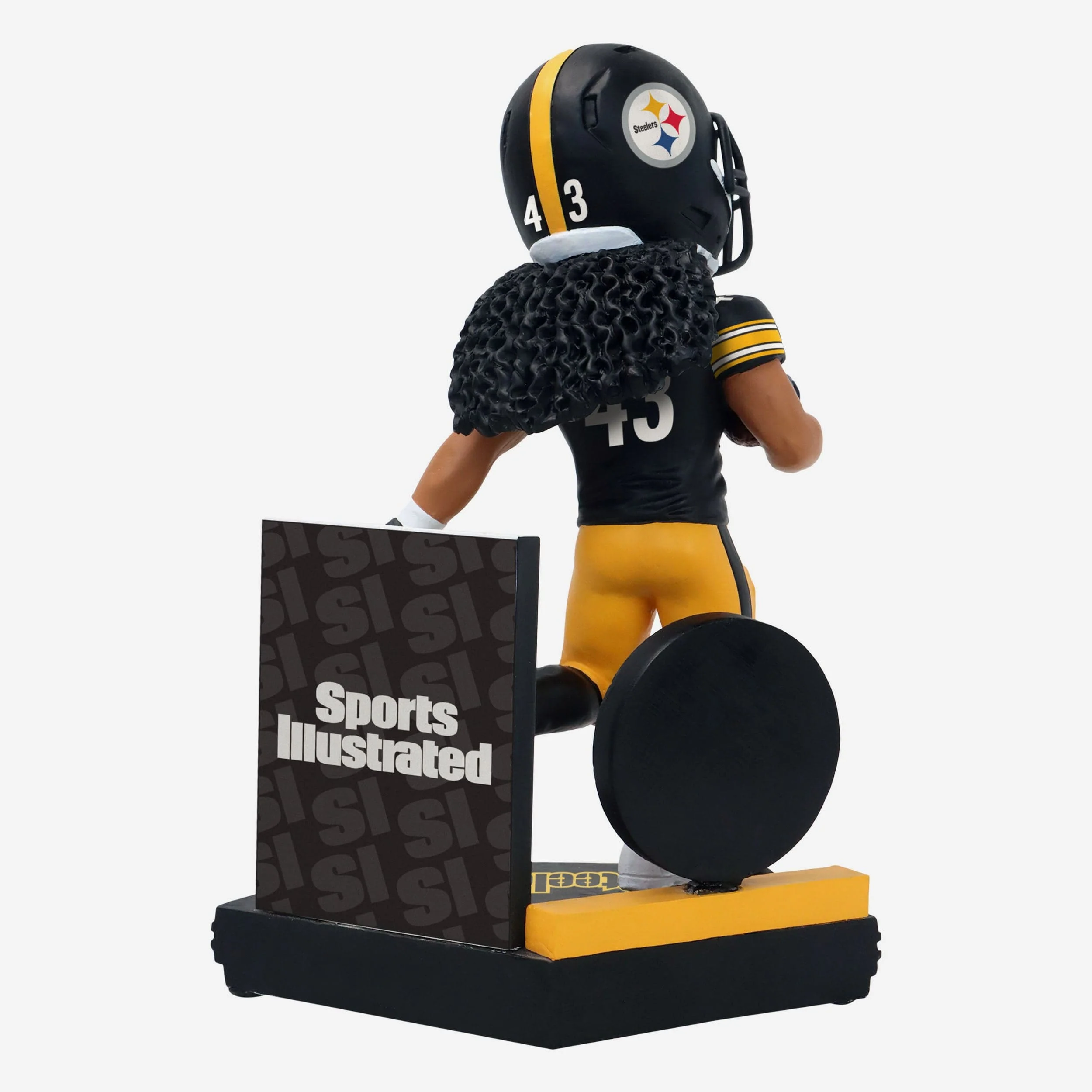 Troy Polamalu Pittsburgh Steelers Curtain Call Sports Illustrated Cover Bobblehead - Image 6