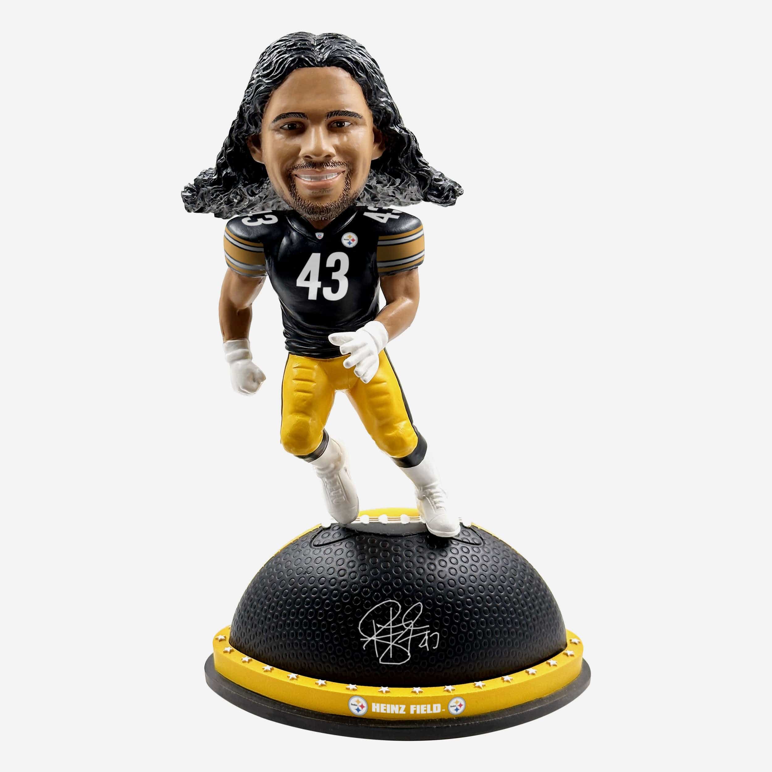 Troy Polamalu Pittsburgh Steelers Magnetic Stadium Base Bobblehead