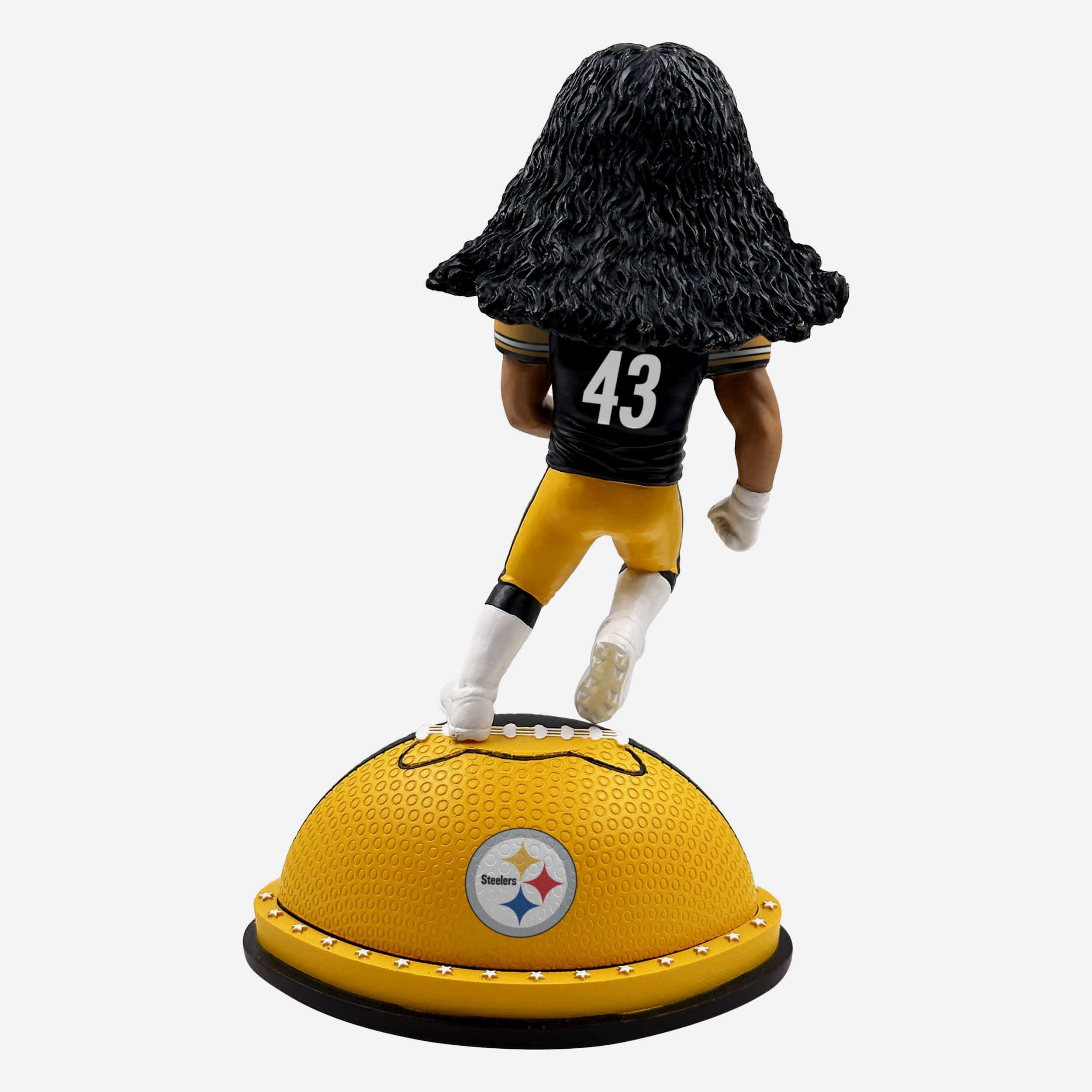 Troy Polamalu Pittsburgh Steelers Magnetic Stadium Base Bobblehead - Image 6