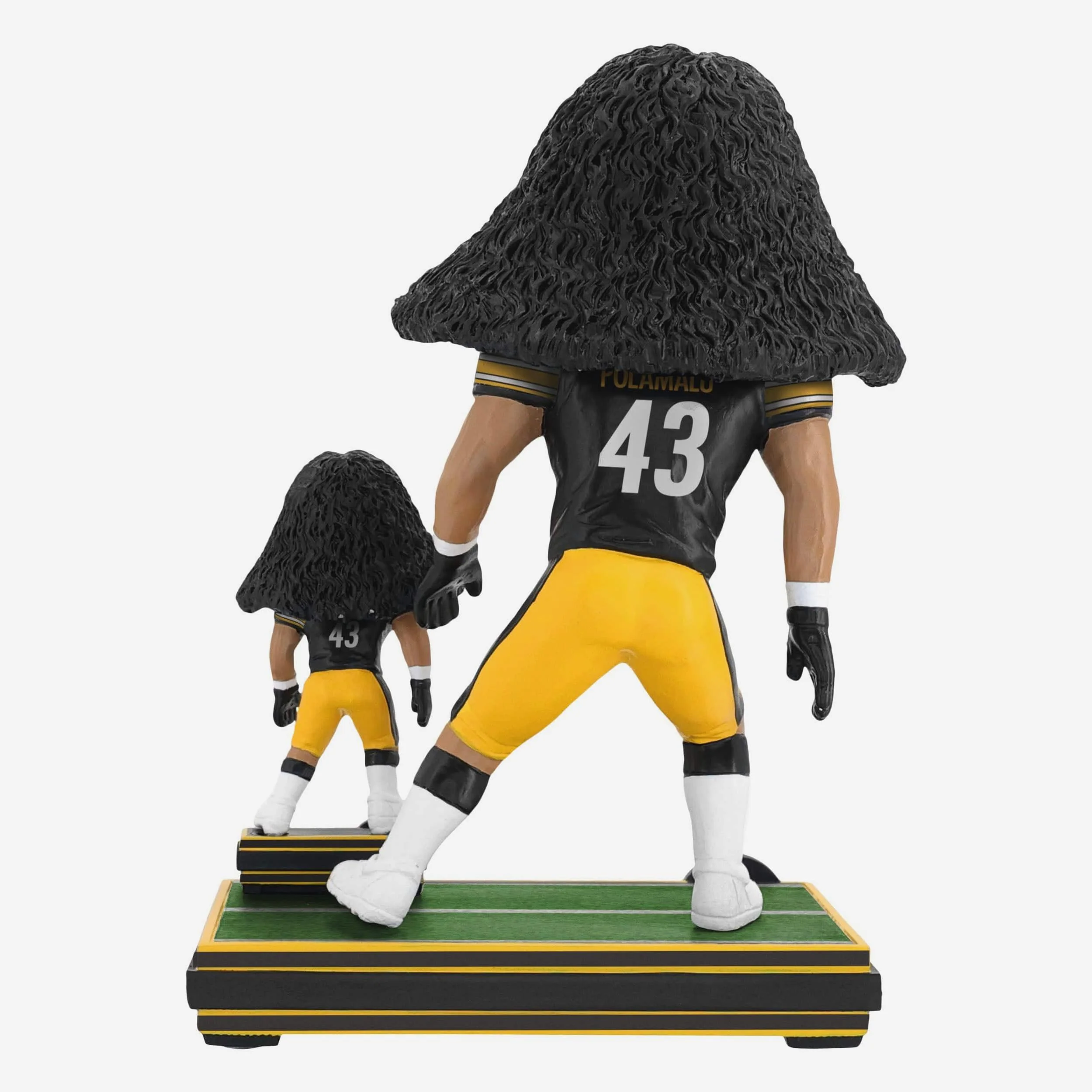 Troy Polamalu Pittsburgh Steelers Magnetized Bobble Dubblz Bobblehead - Image 7